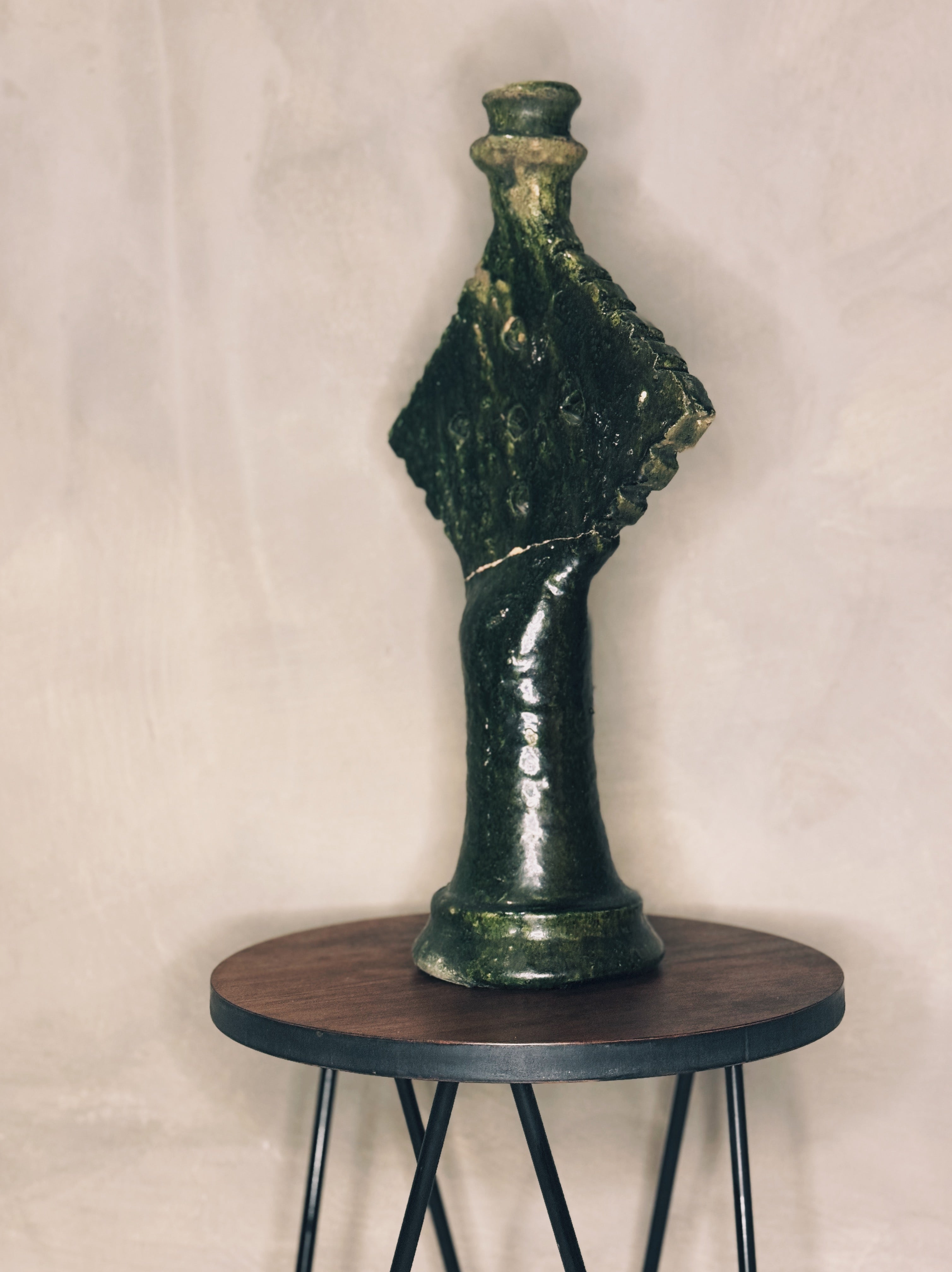 Large Tamgroute Diamond Candle Holder