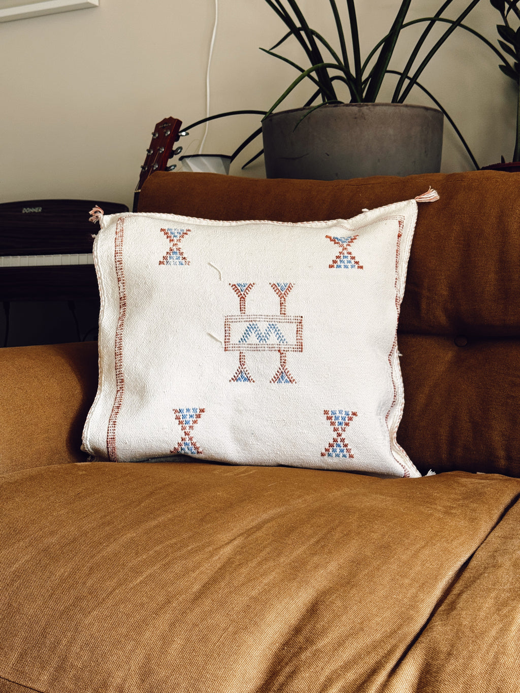 Handmade Cacti Silk Cushion Covers