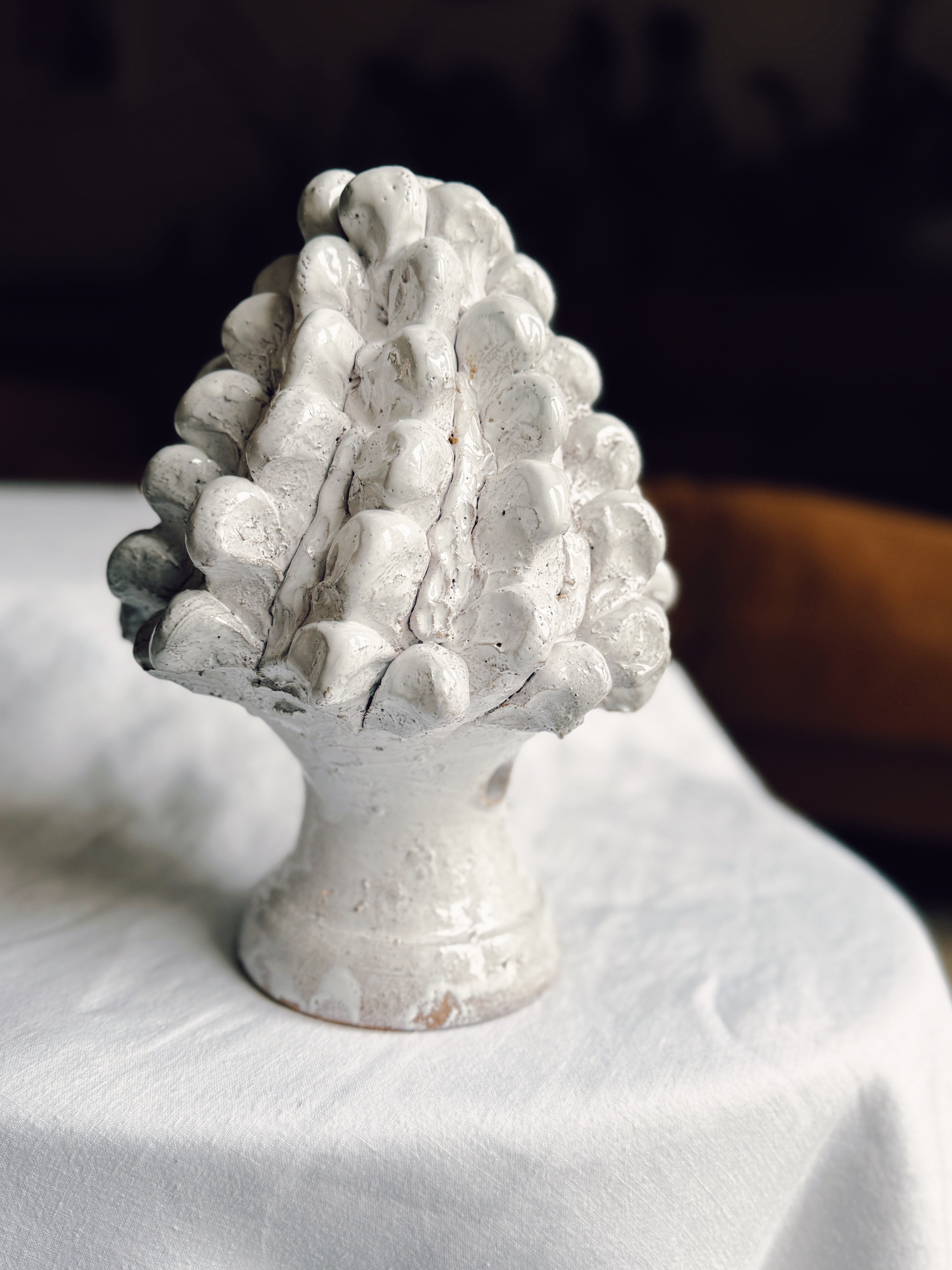 White Tamegroute Sculpture Piece