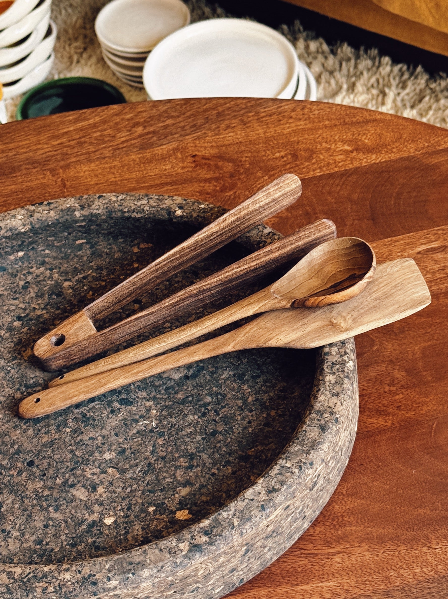Handcrafted Wooden Kitchen Utensil Set