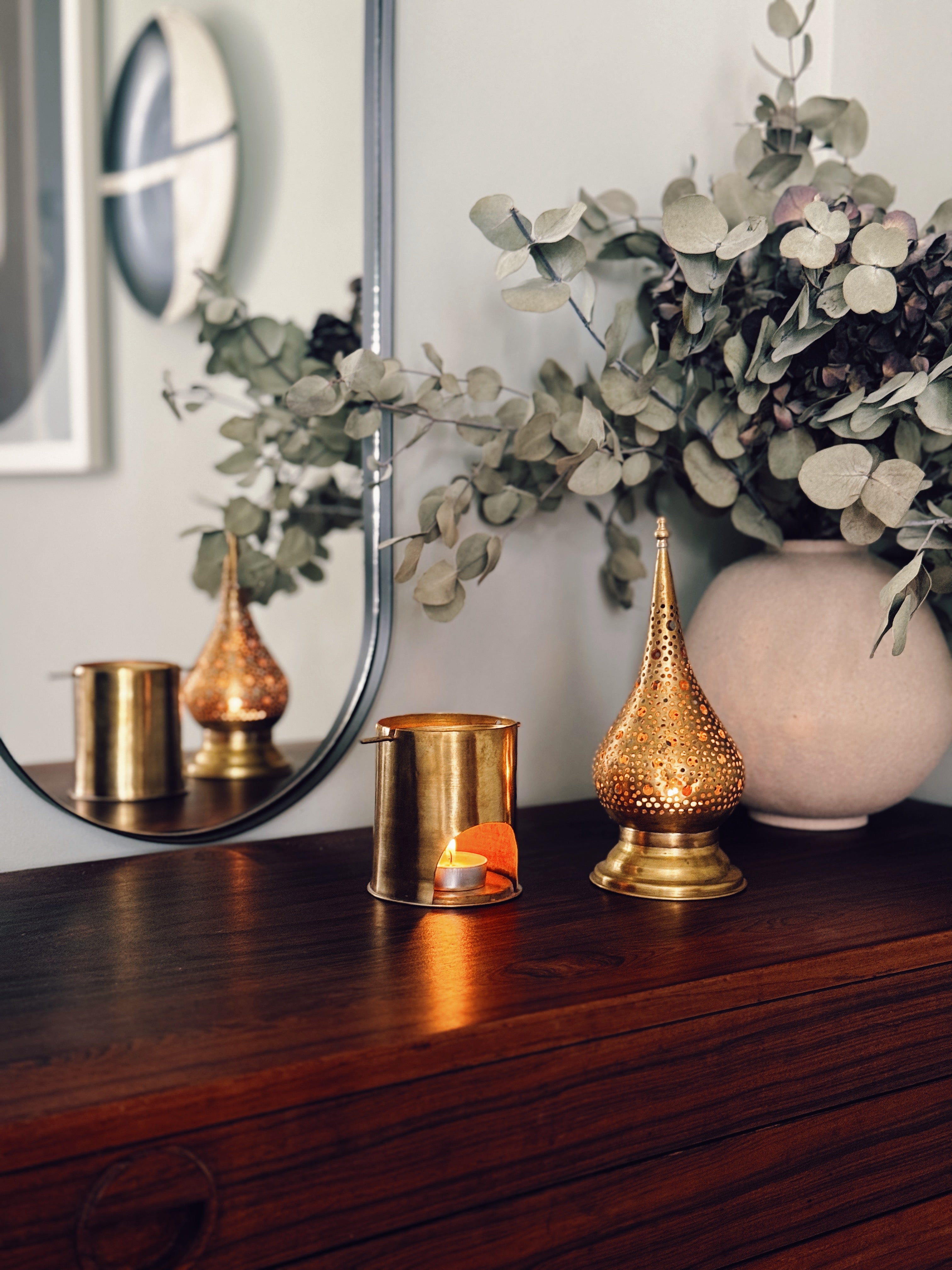 Handcrafted Brass Tealight Holder