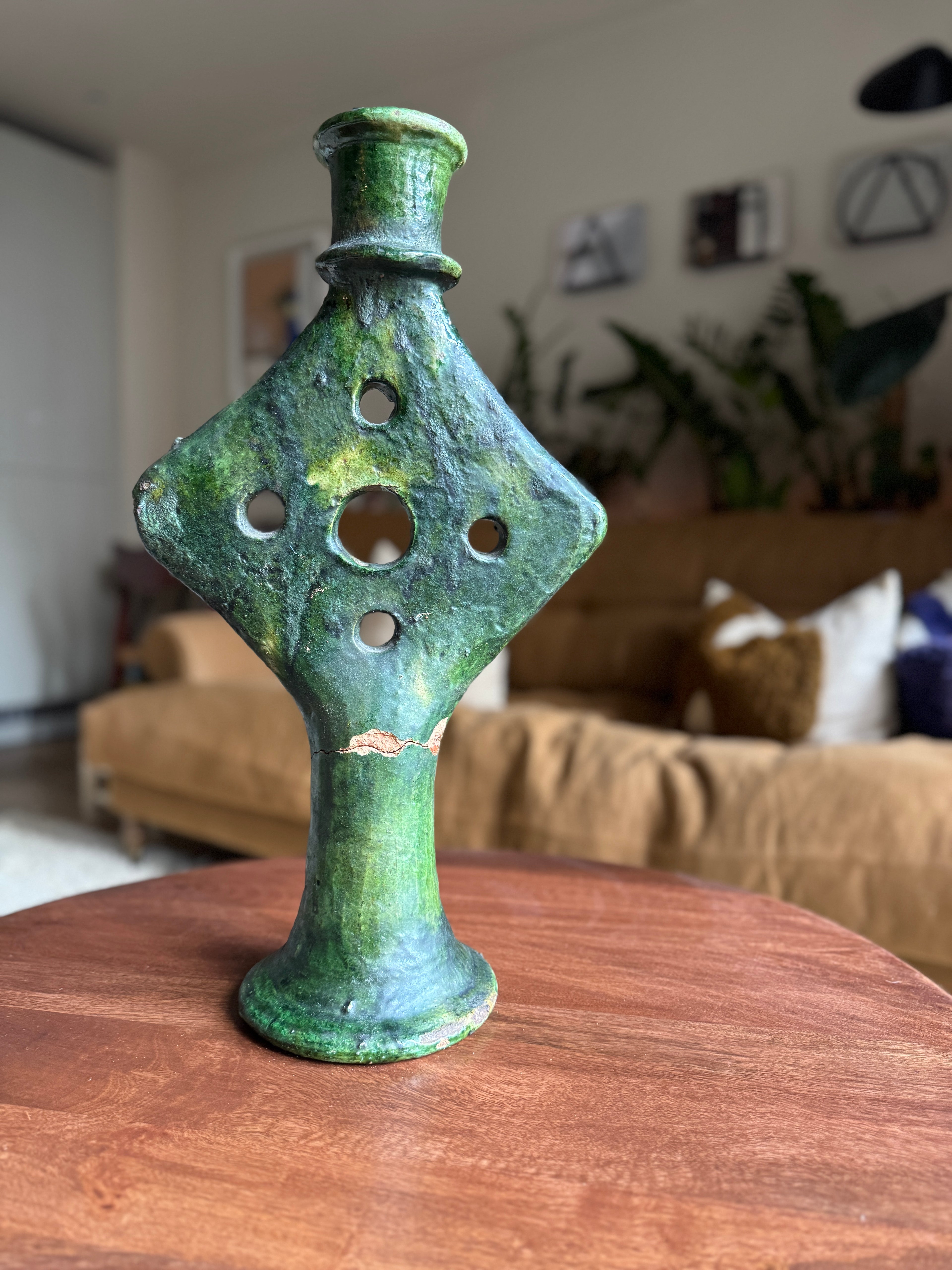 Large Tamgroute Candle Holder