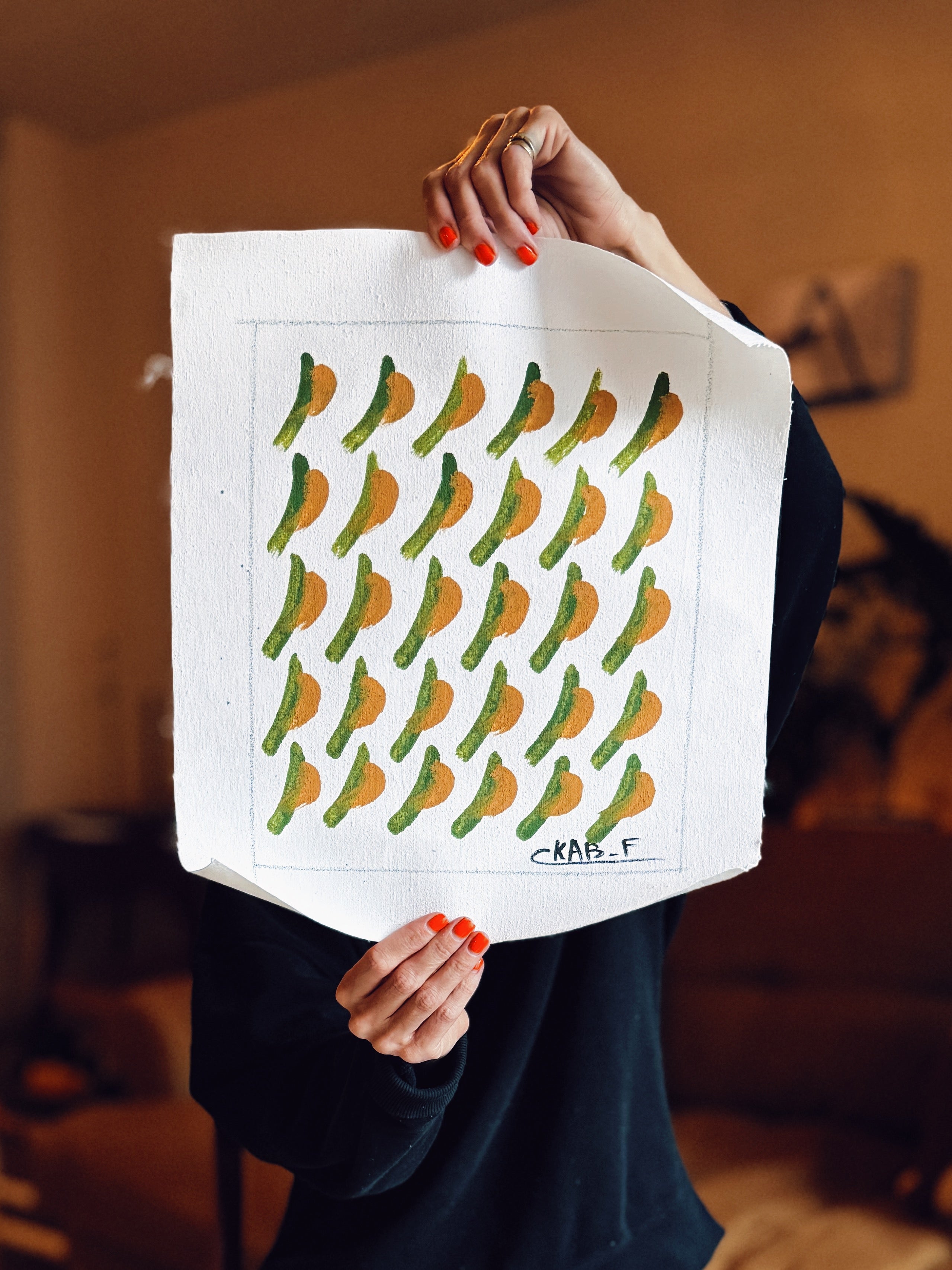 Hand painted Marrakech Studies