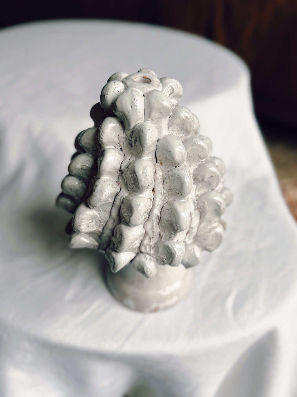 White Tamegroute Sculpture Piece