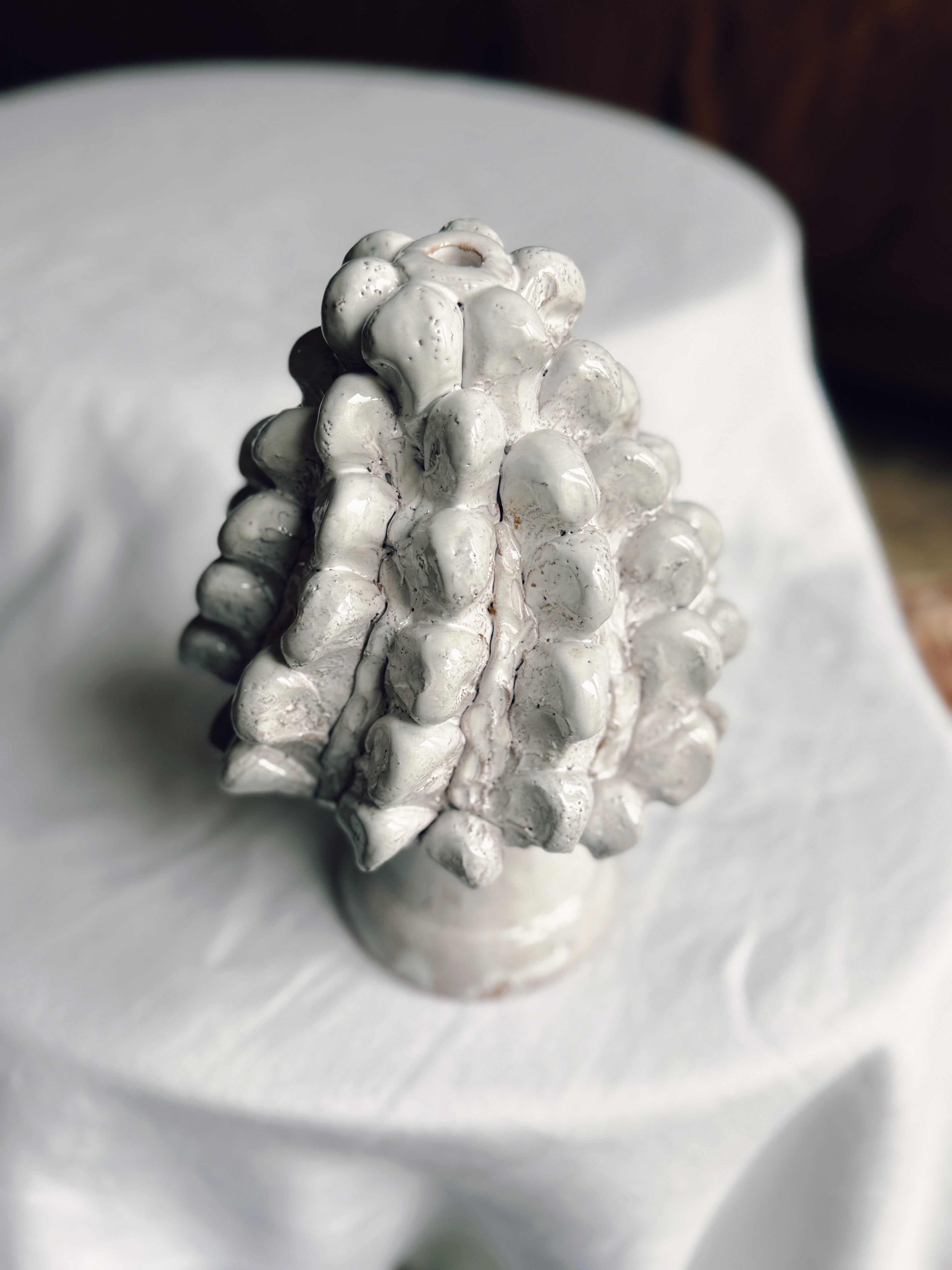 White Tamegroute Sculpture Piece