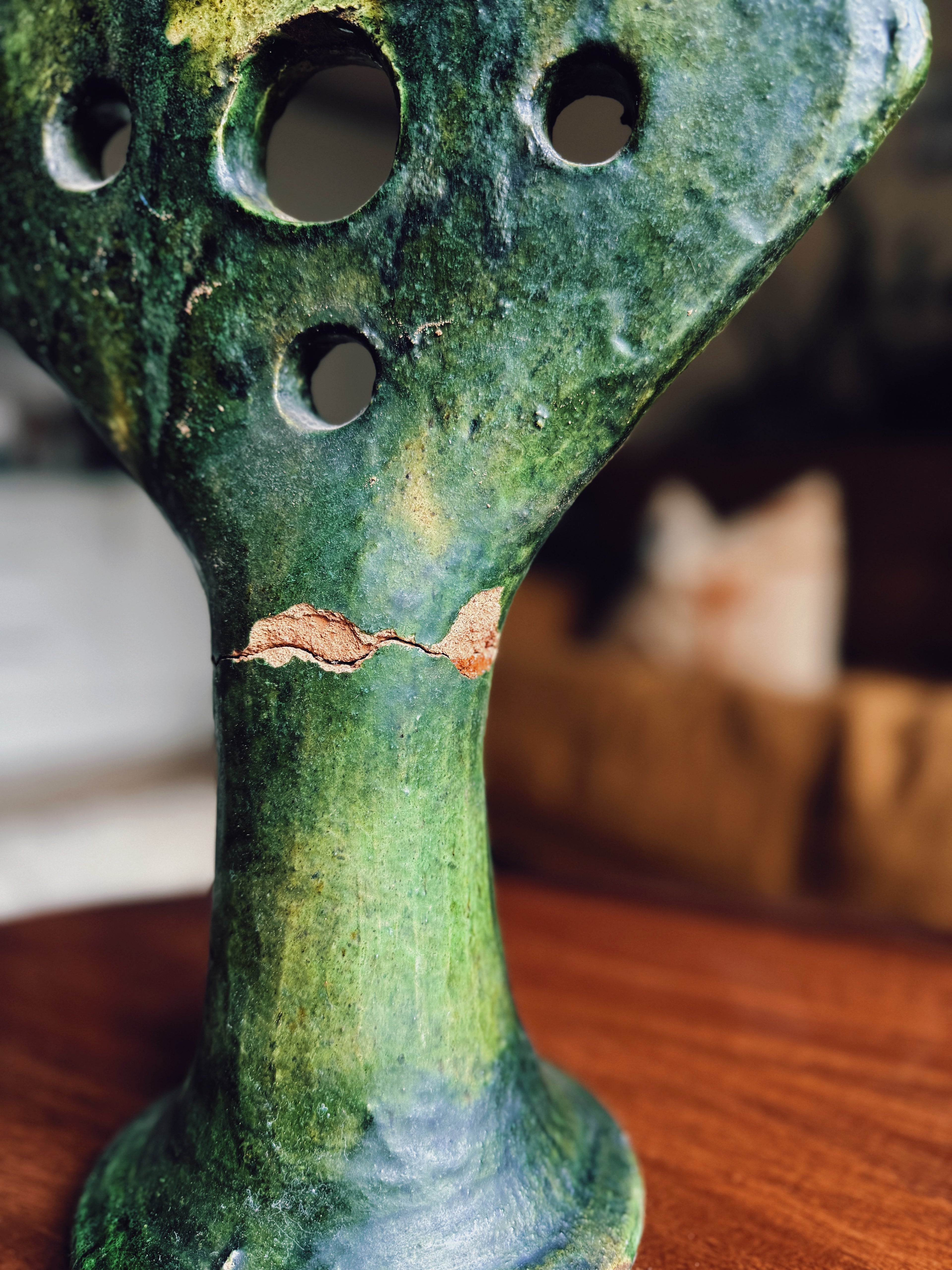 Large Tamgroute Diamond Candle Holder