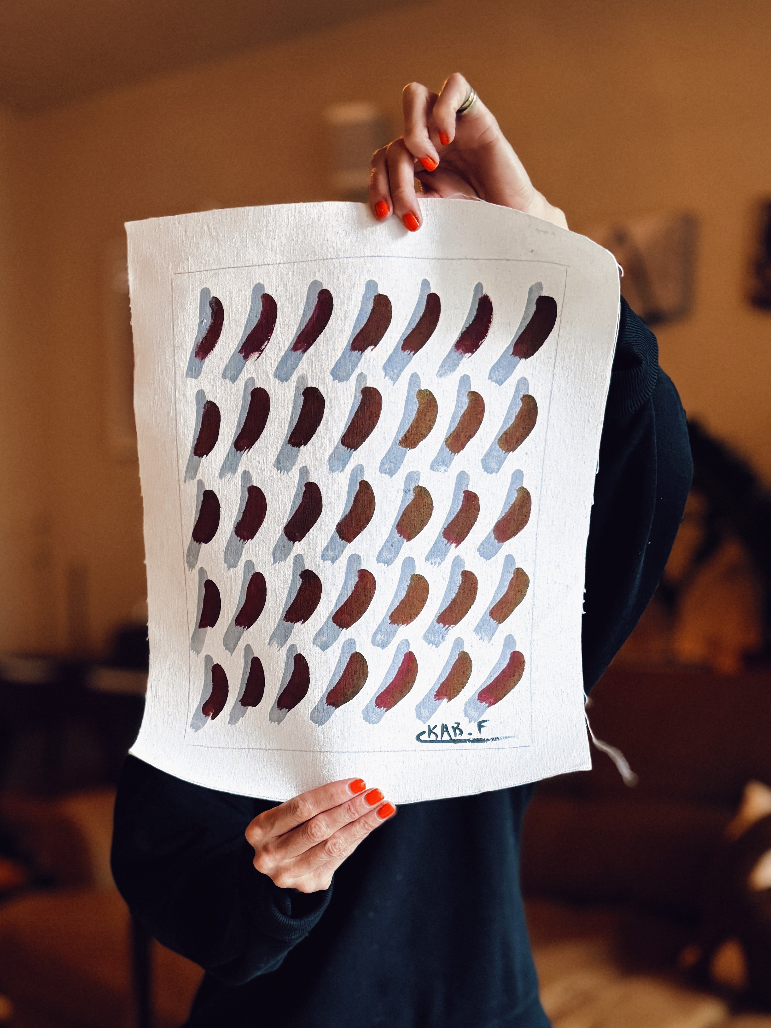 Hand painted Marrakech Studies