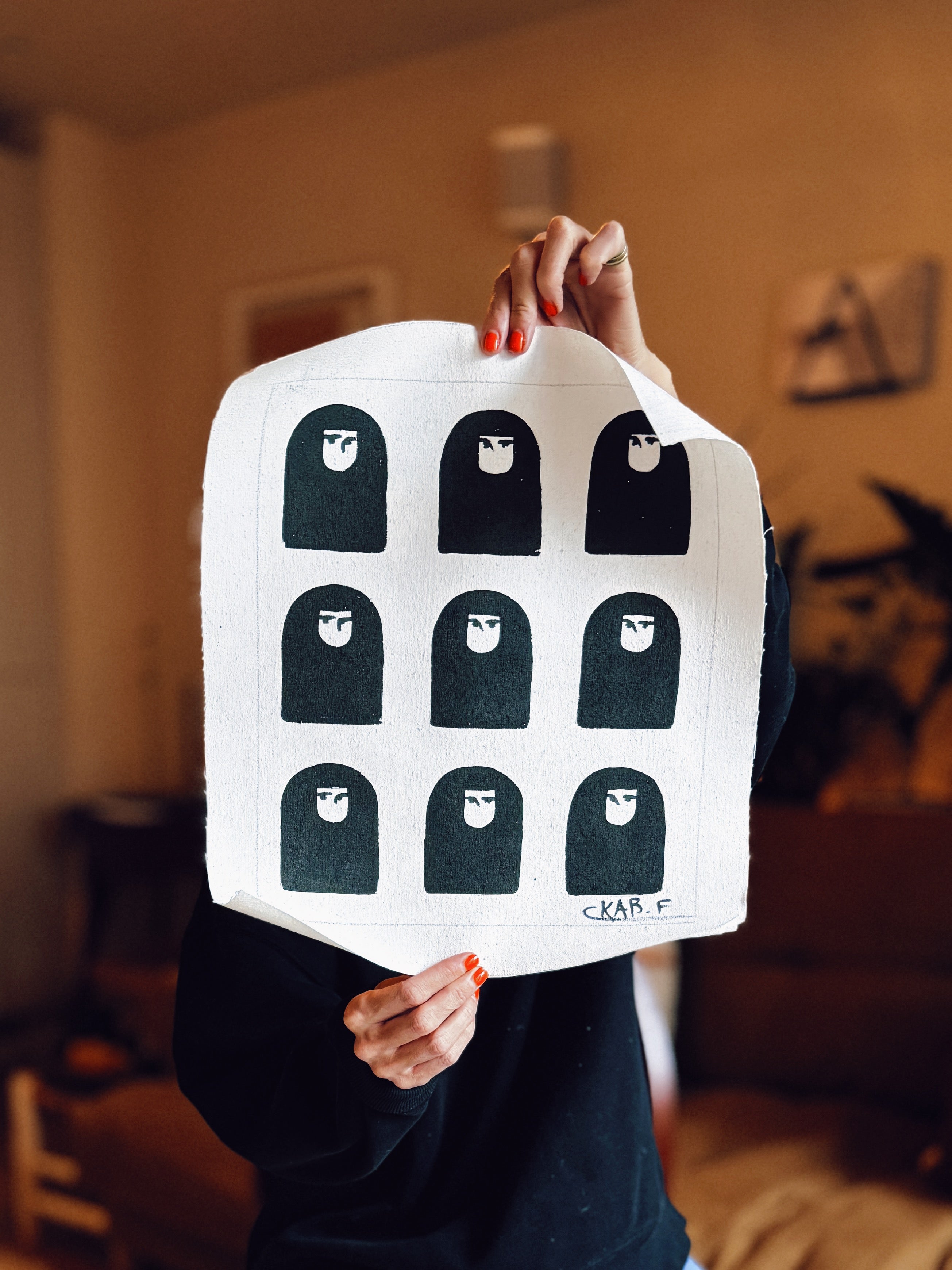 Hand painted Marrakech Studies