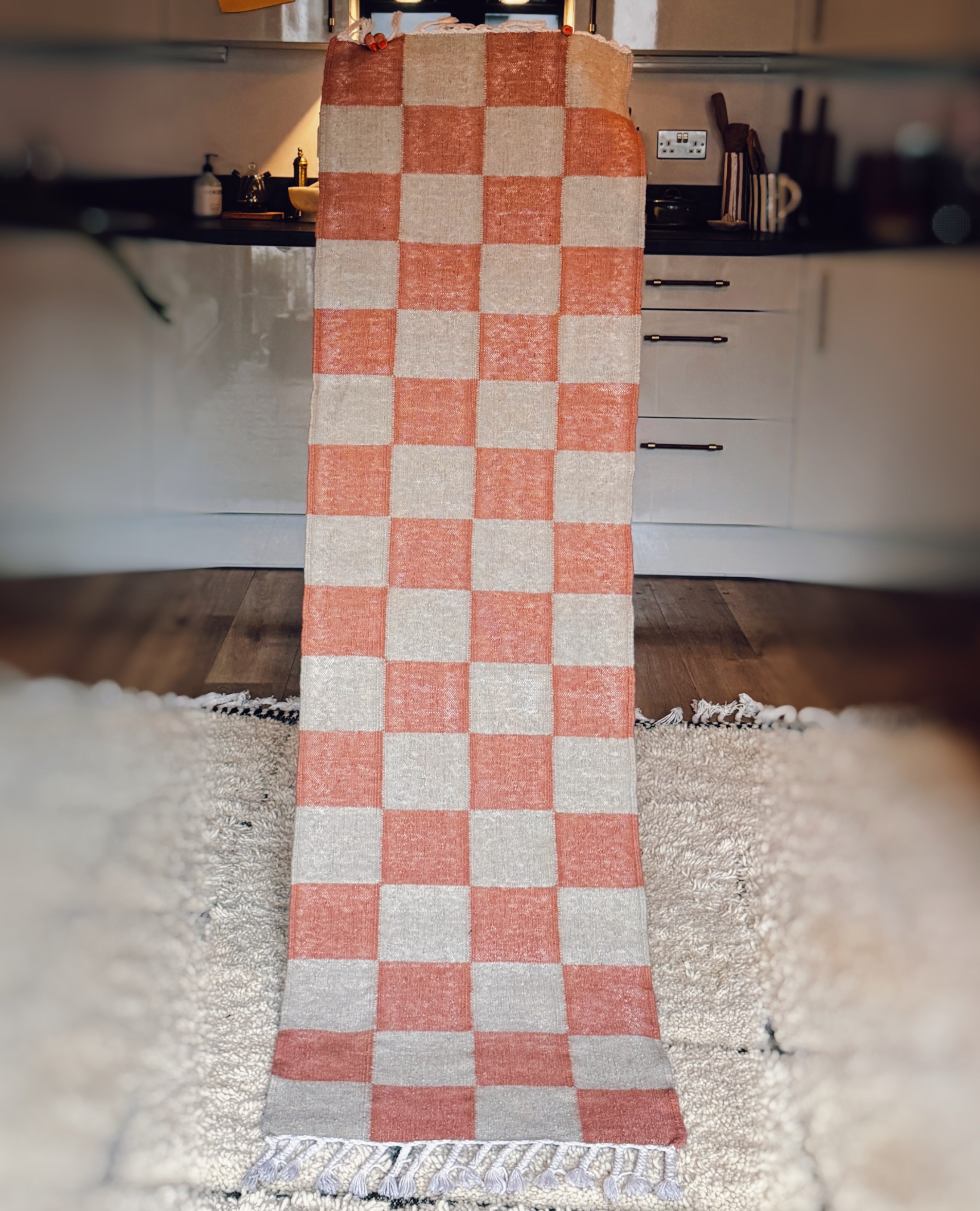 Chequered Wool Rugs