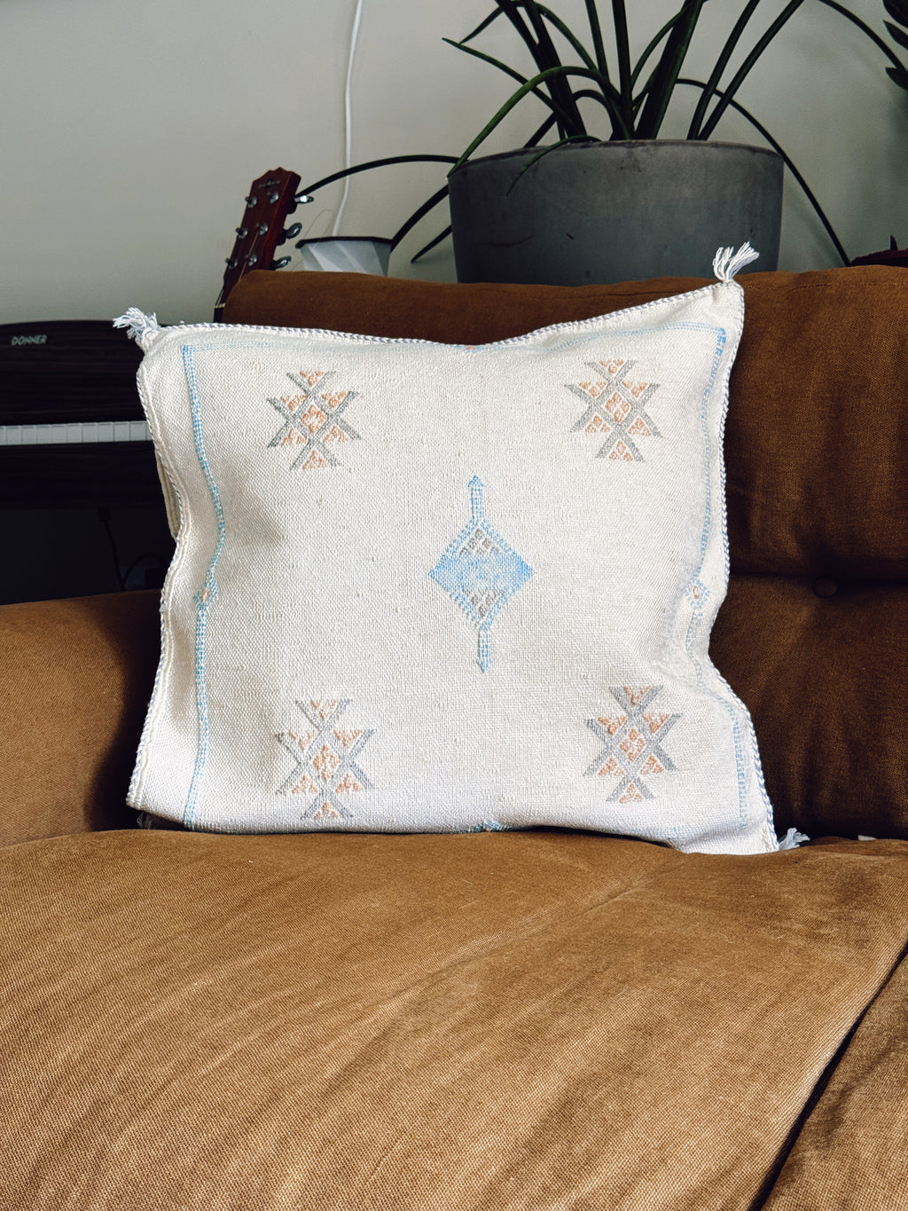 Handmade Cacti Silk Cushion Covers