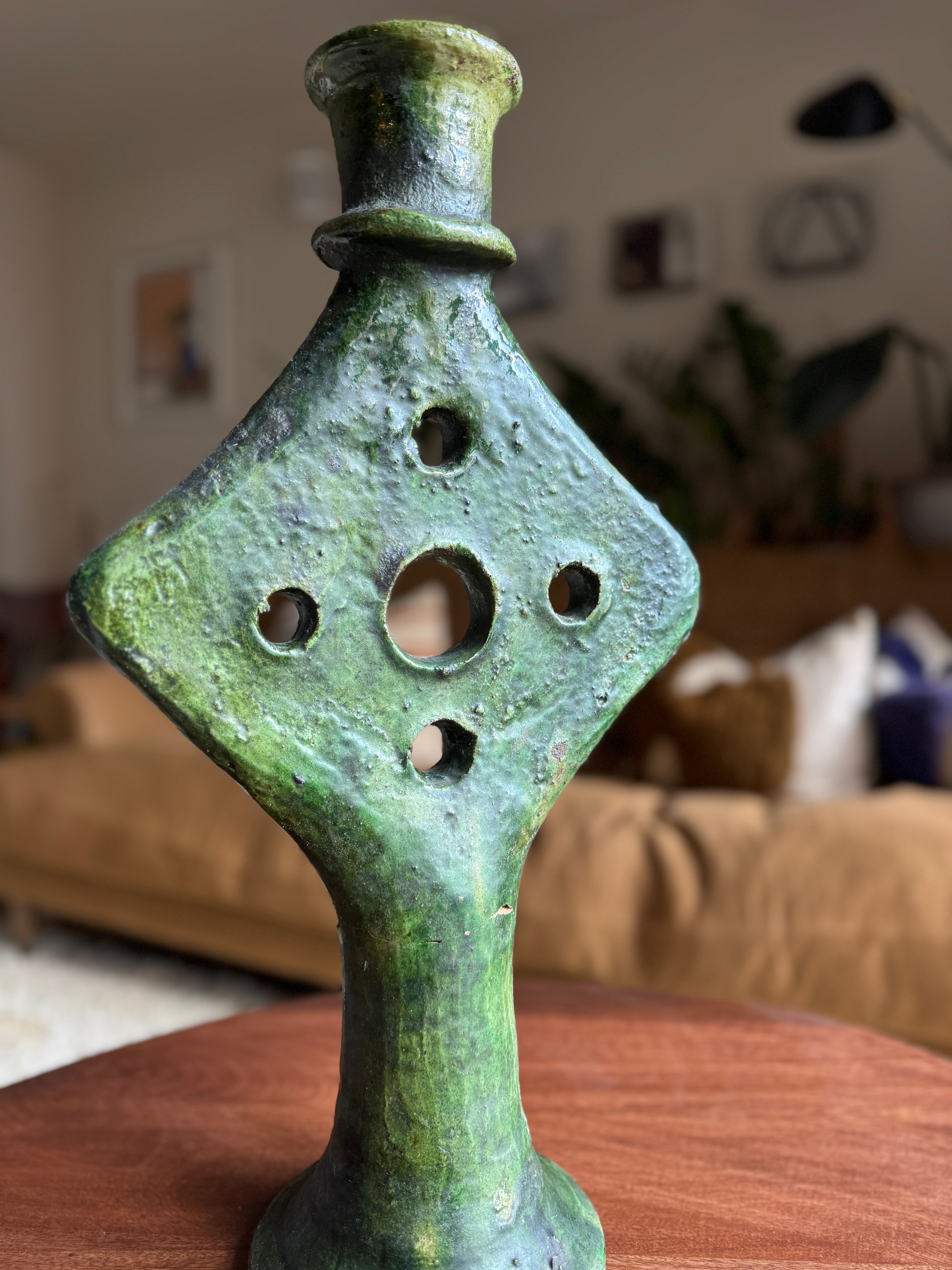 Large Tamgroute Candle Holder