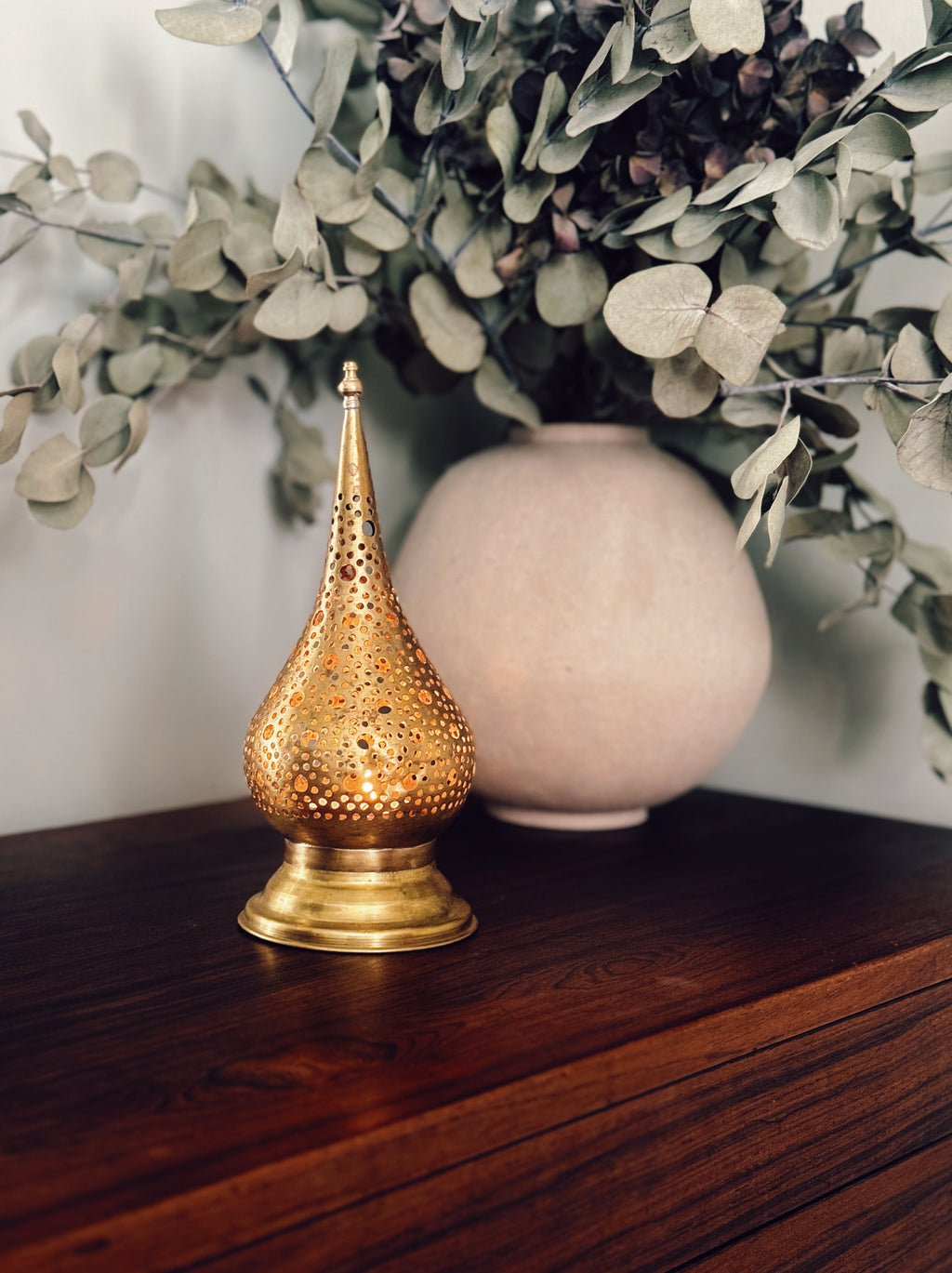 Handcrafted Brass Tealight Holder