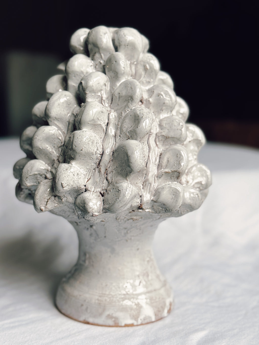 White Tamegroute Sculpture Piece