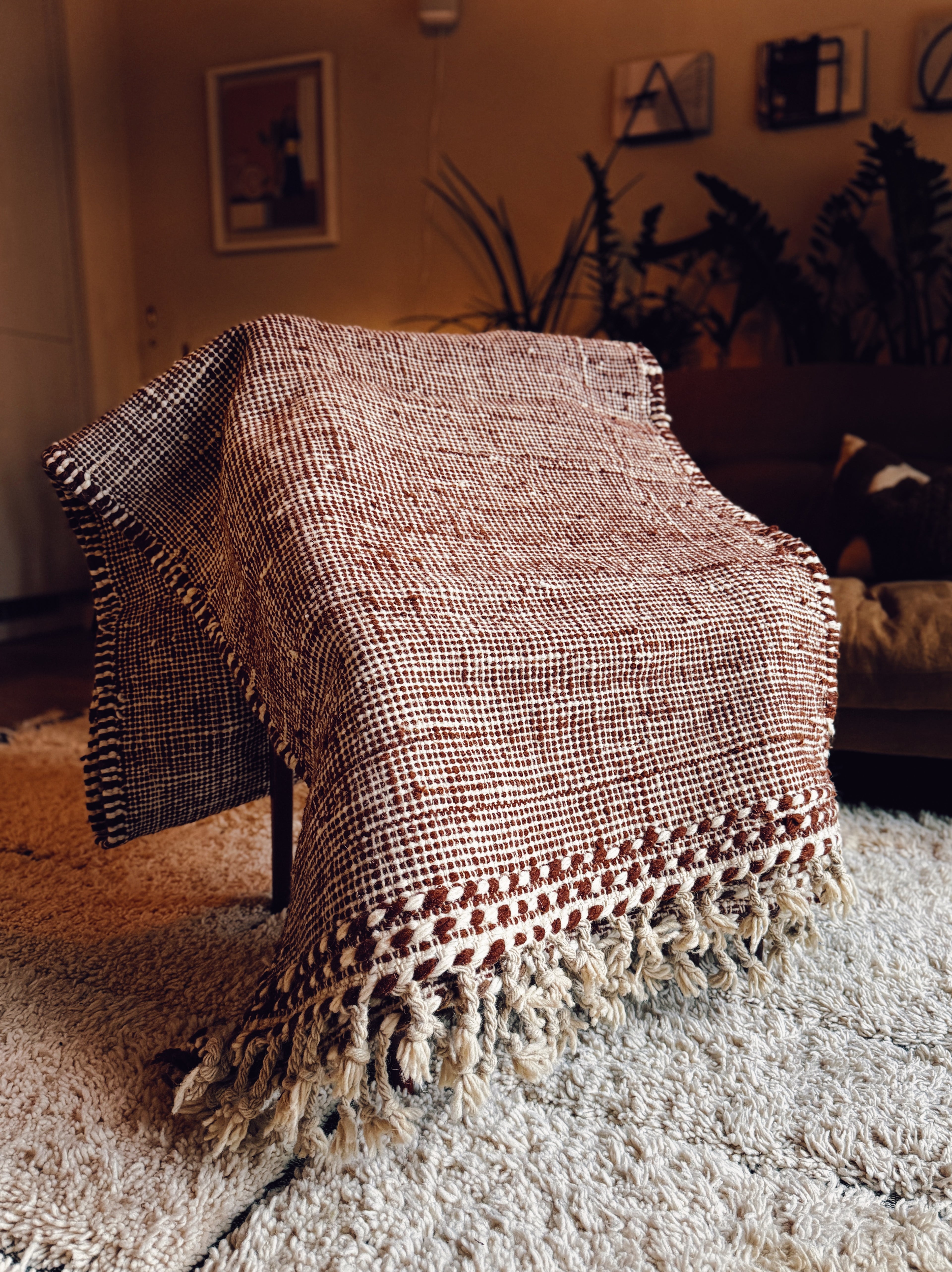 Terracotta Kilim Runner Rug