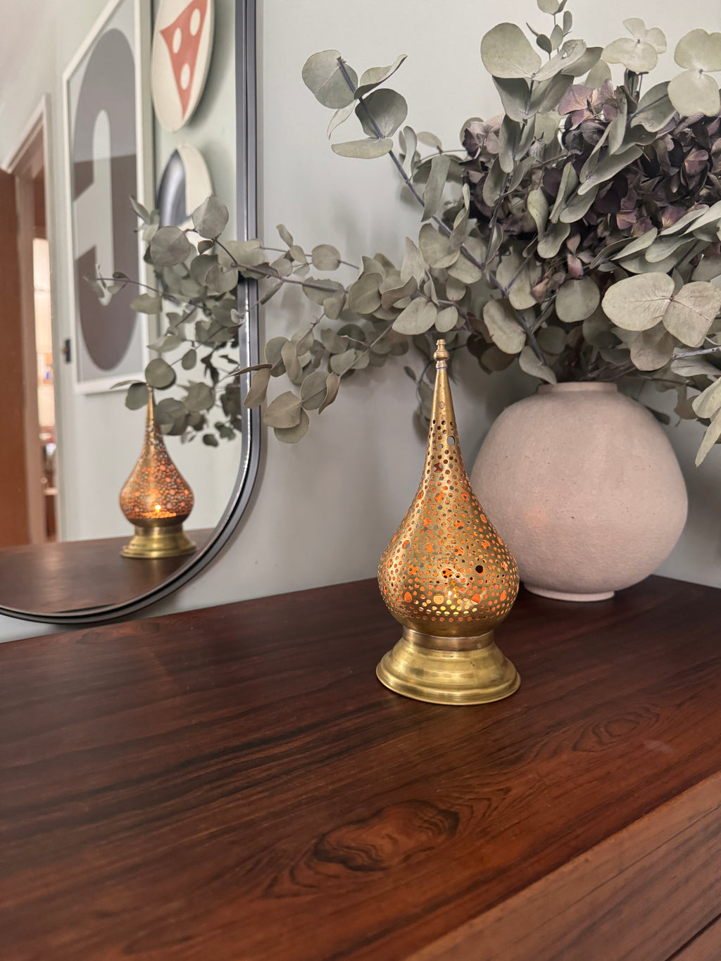 Handcrafted Brass Tealight Holder