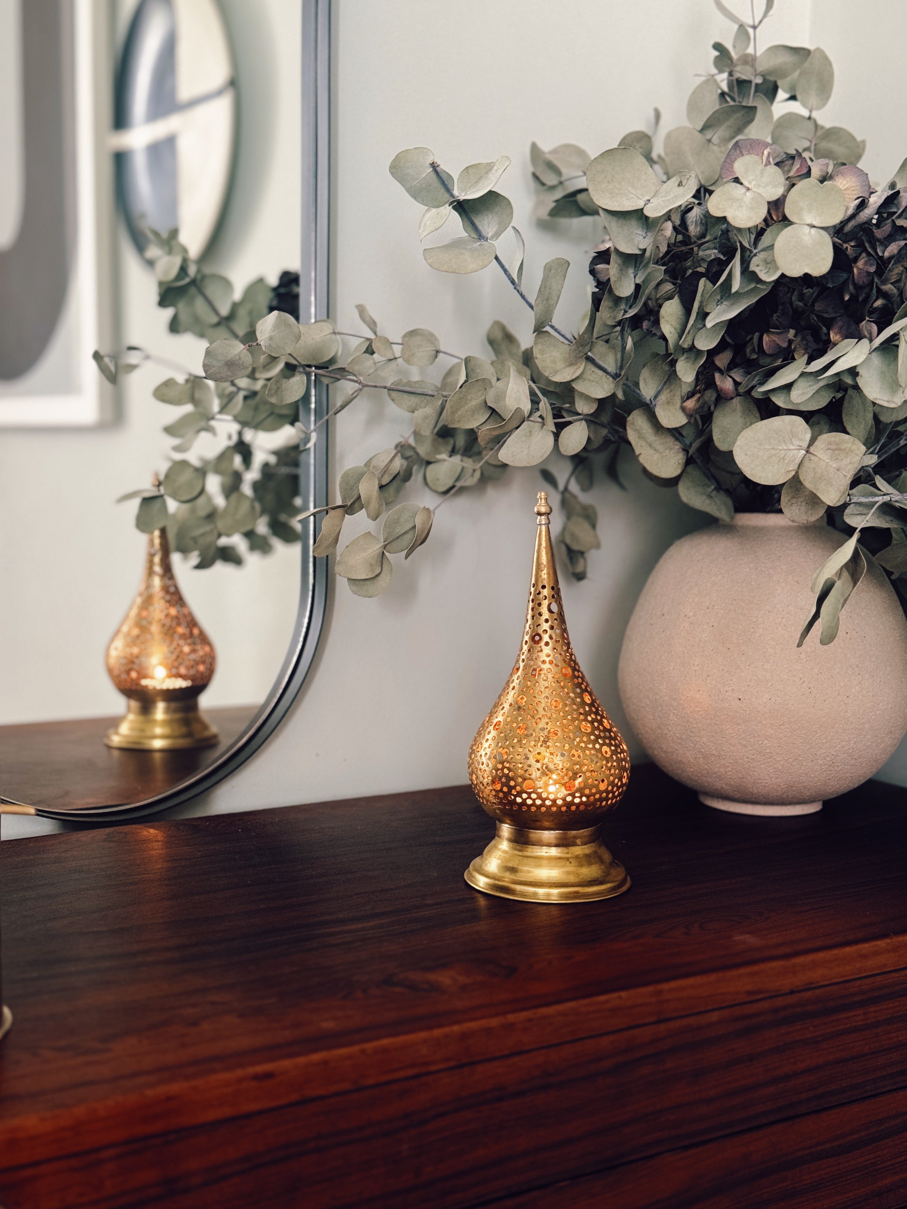 Handcrafted Brass Tealight Holder