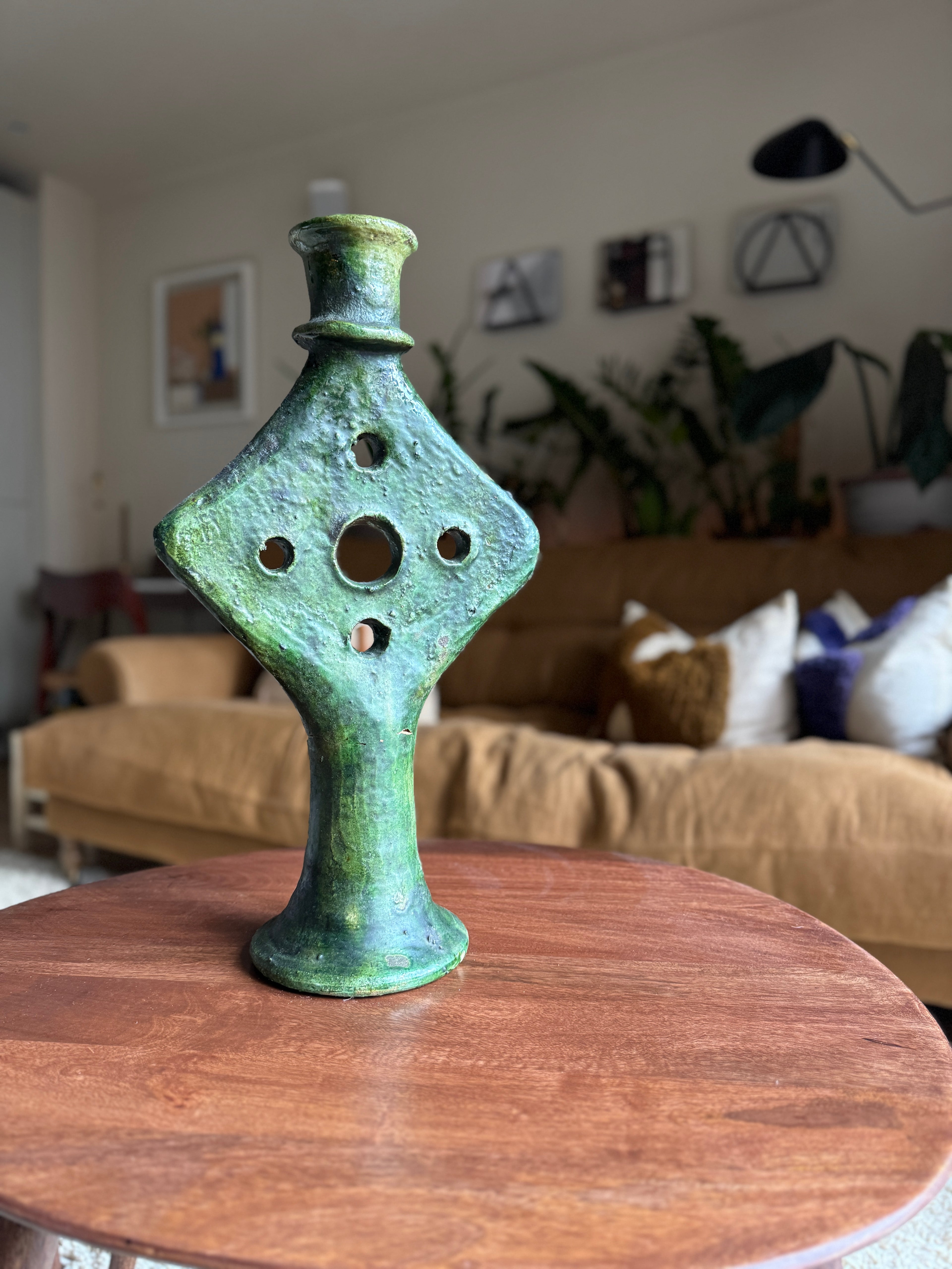 Large Tamgroute Candle Holder