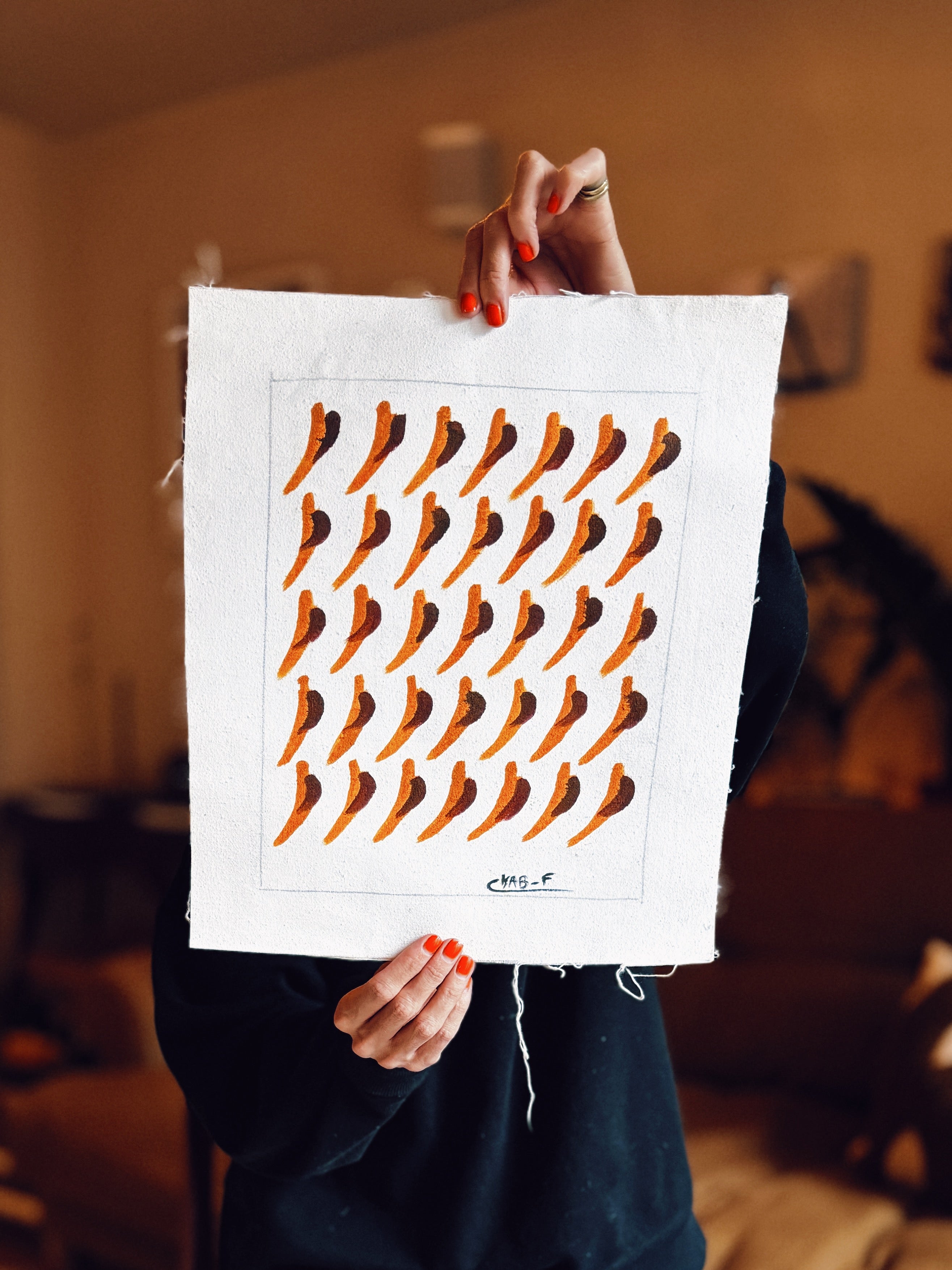 Hand painted Marrakech Studies