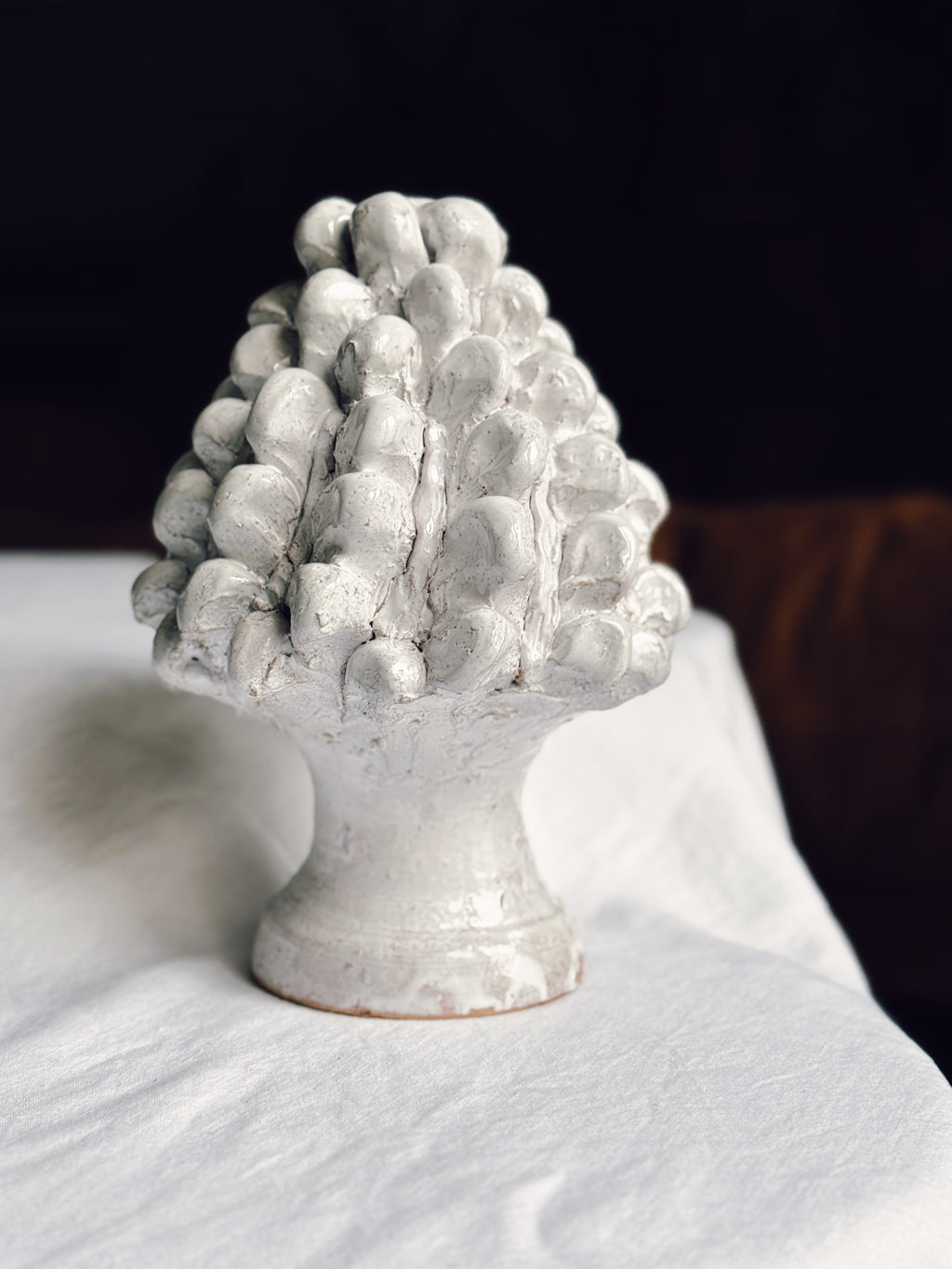 White Tamegroute Sculpture Piece