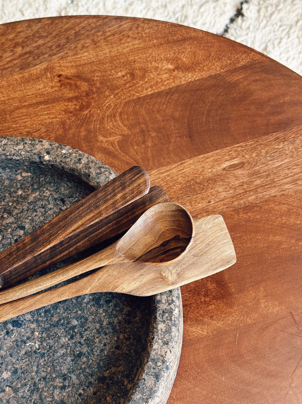 Handcrafted Wooden Kitchen Utensil Set
