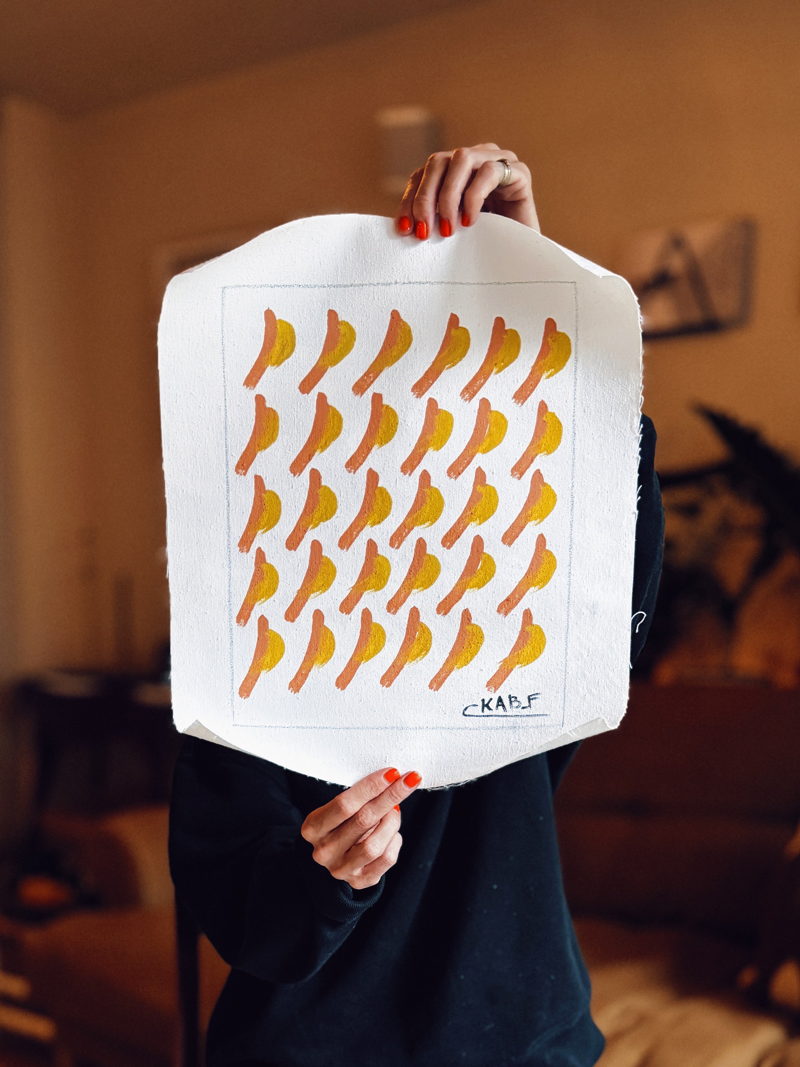 Hand painted Marrakech Studies