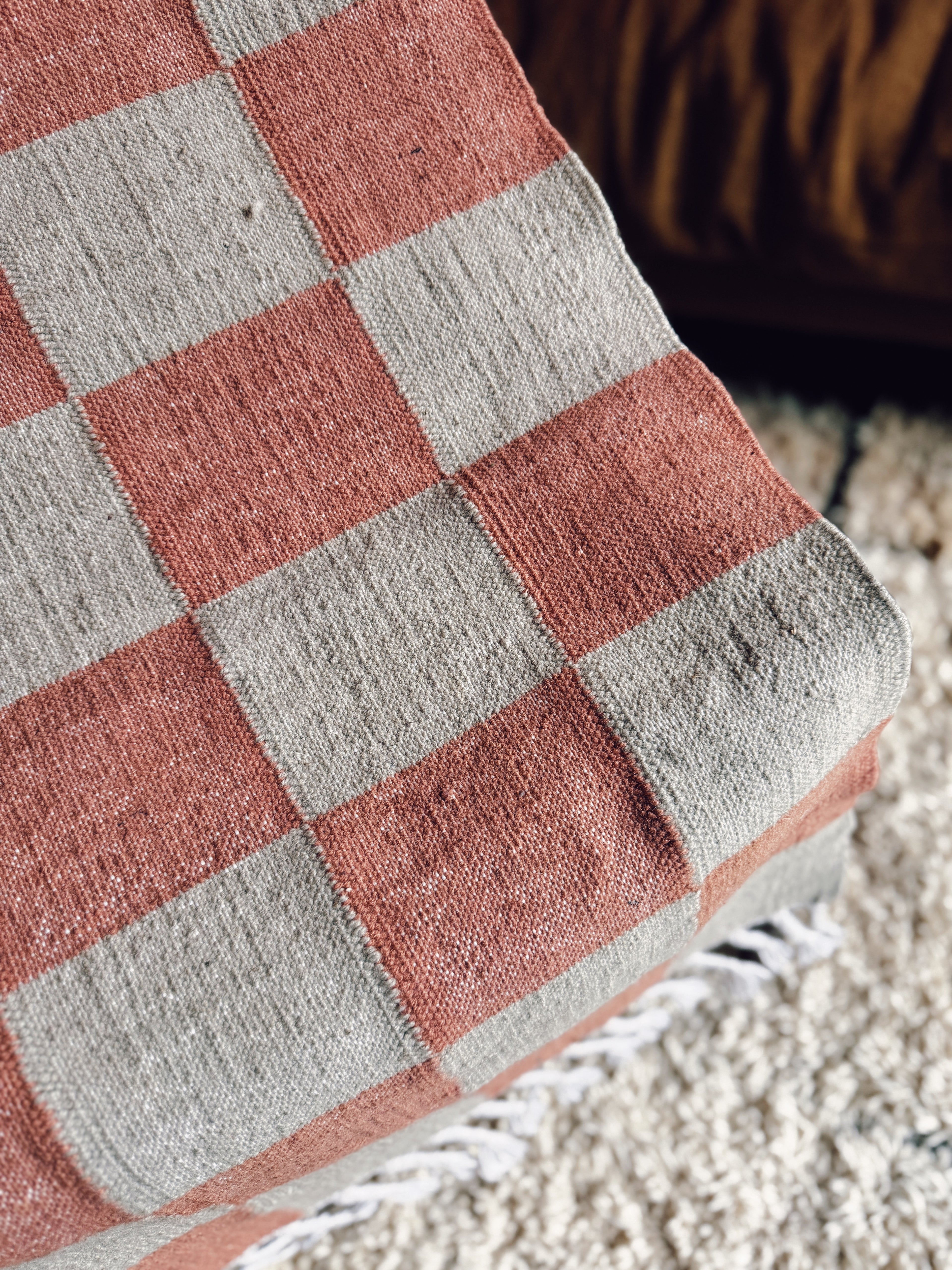 Chequered Wool Rugs