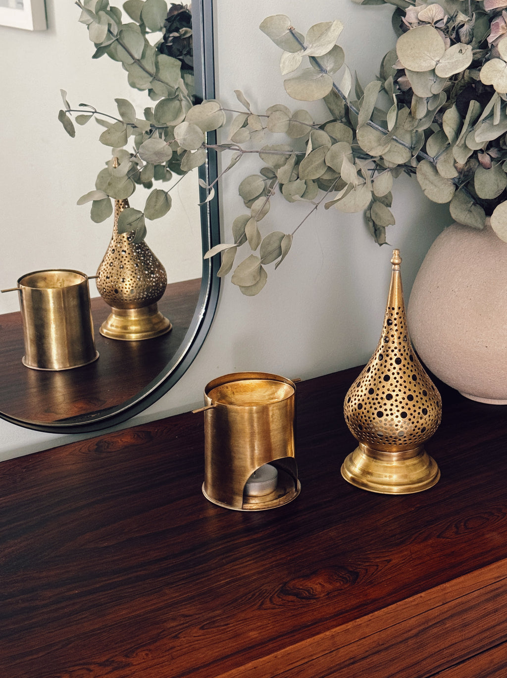Handcrafted Brass Tealight Holder