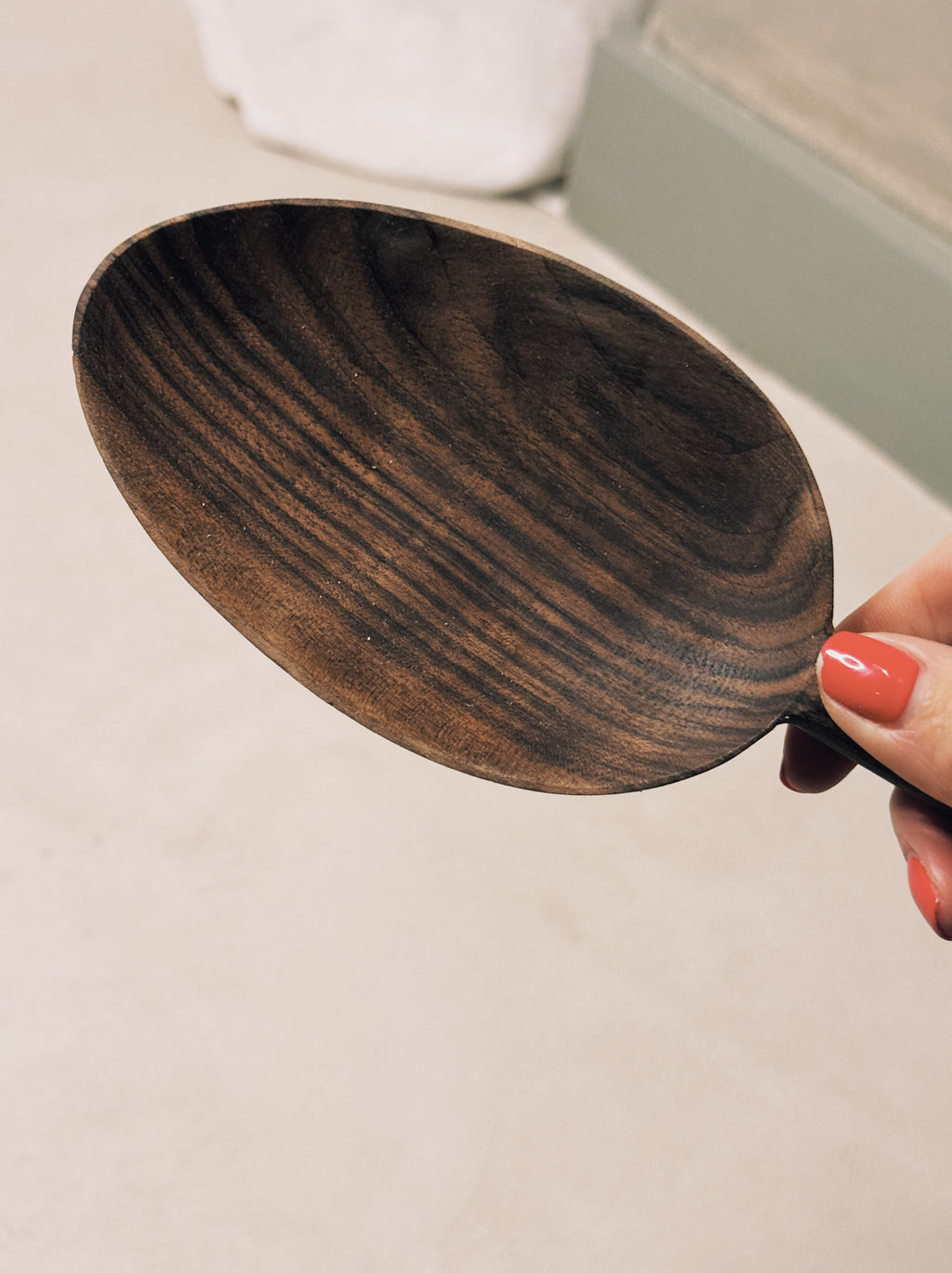 Large Wooden Scoop