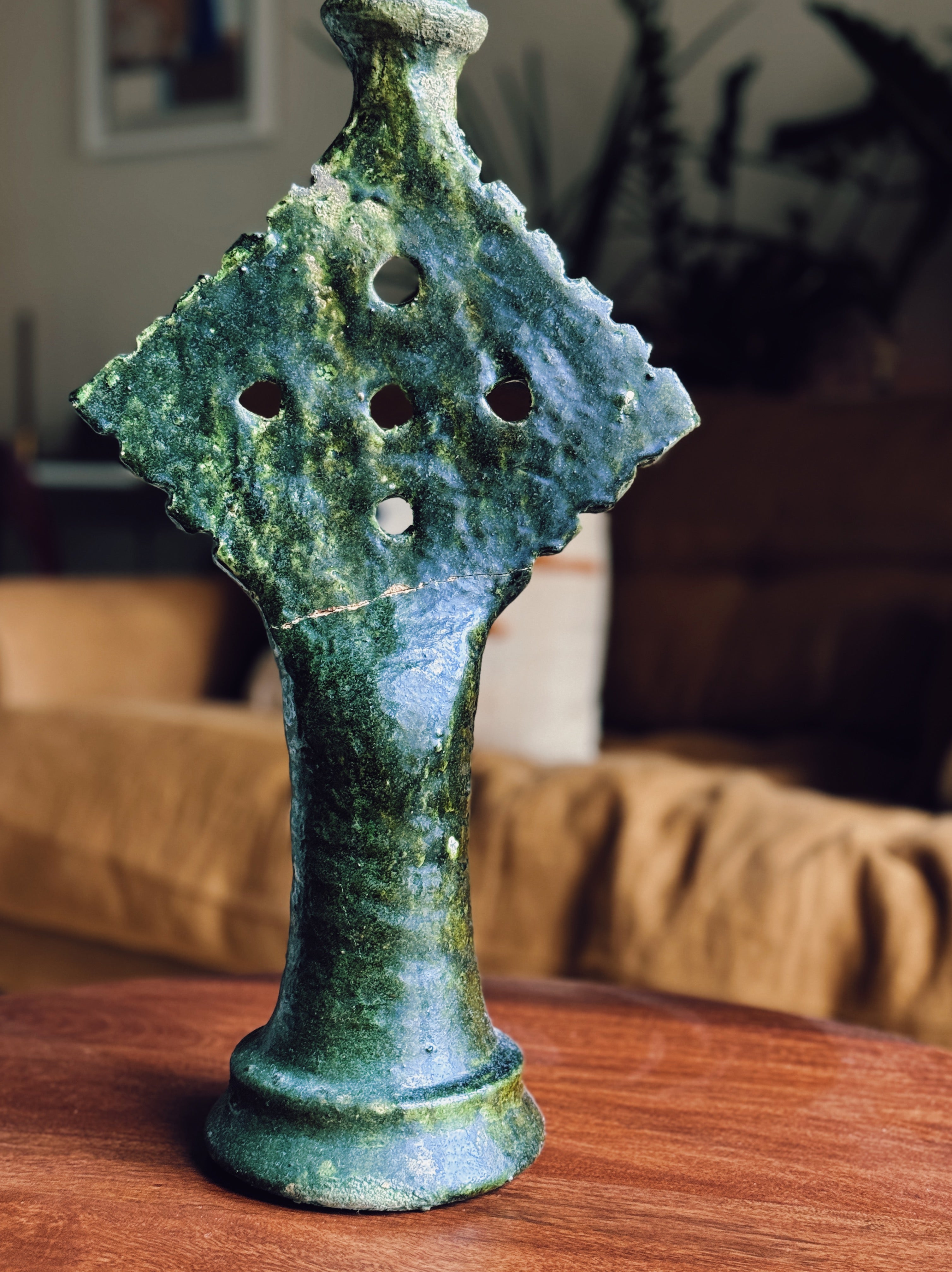 Large Tamgroute Candle Holder