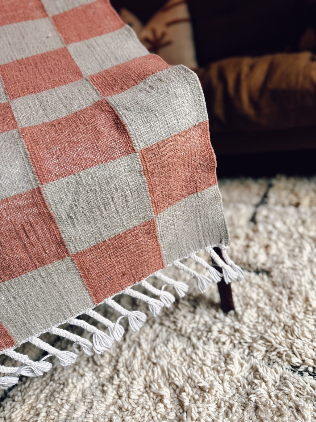 Chequered Wool Rugs