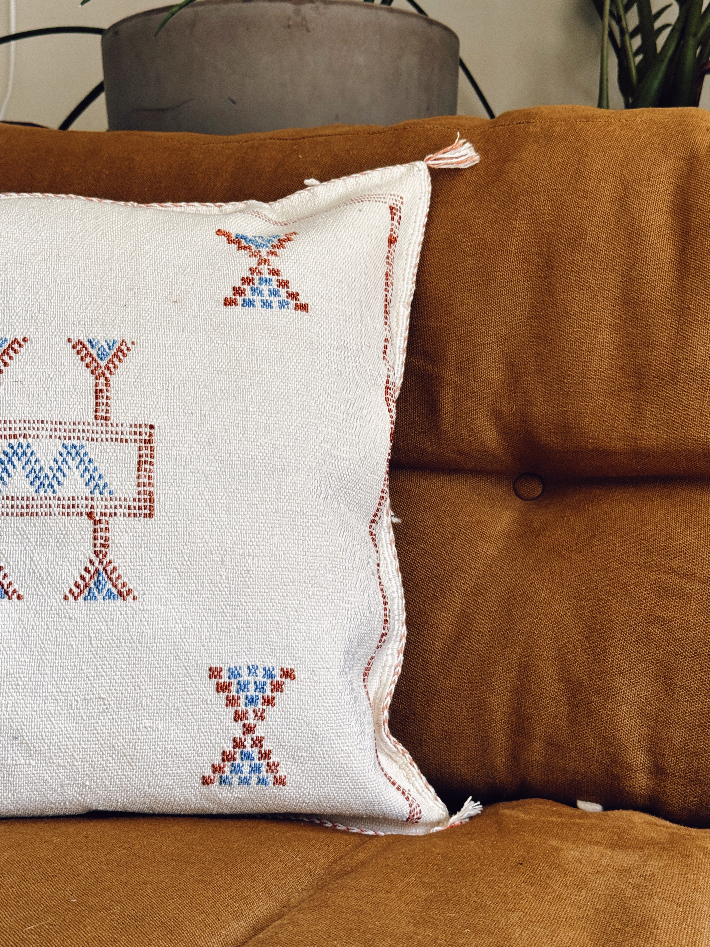 Handmade Cacti Silk Cushion Covers