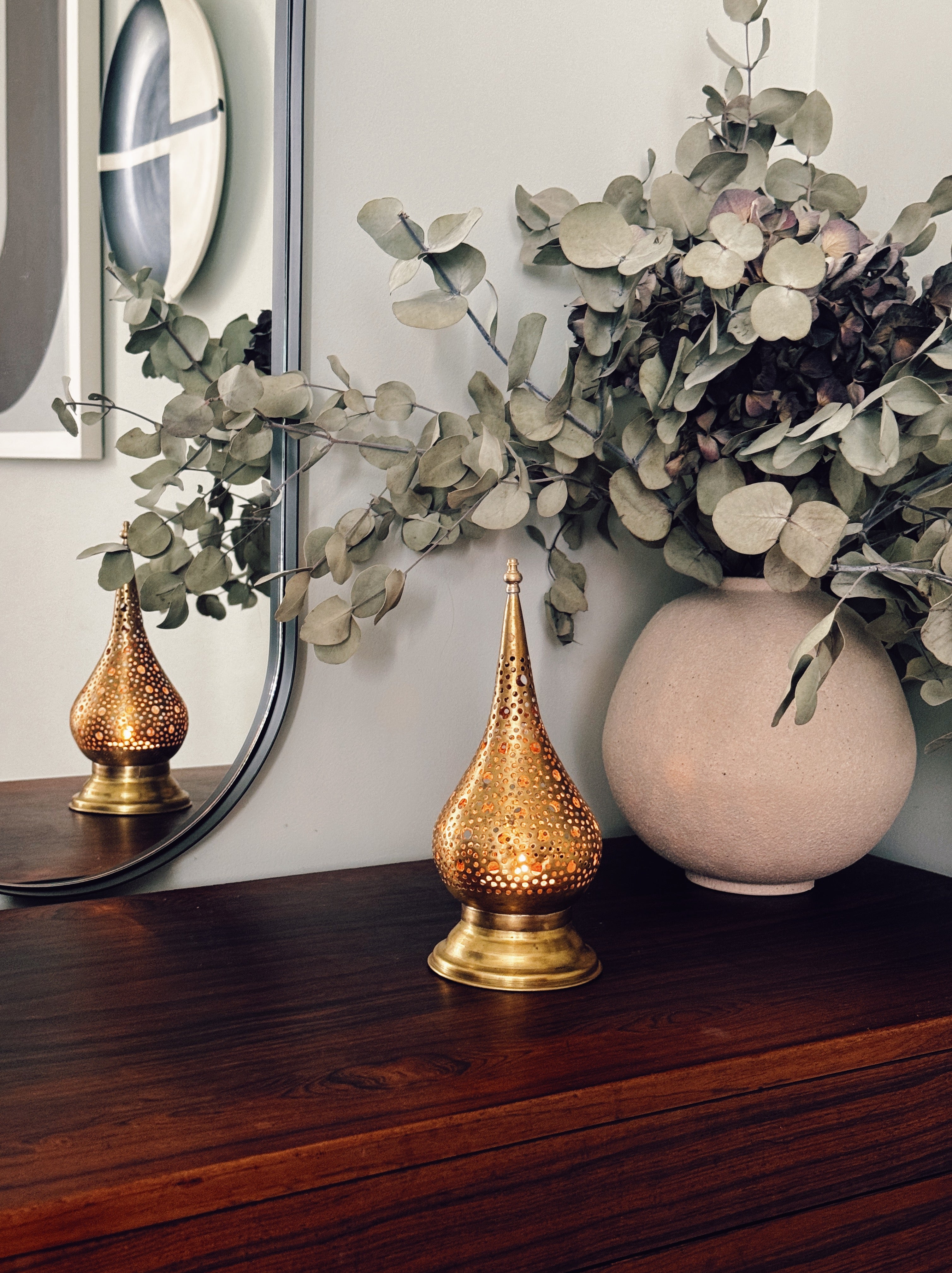 Handcrafted Brass Tealight Holder