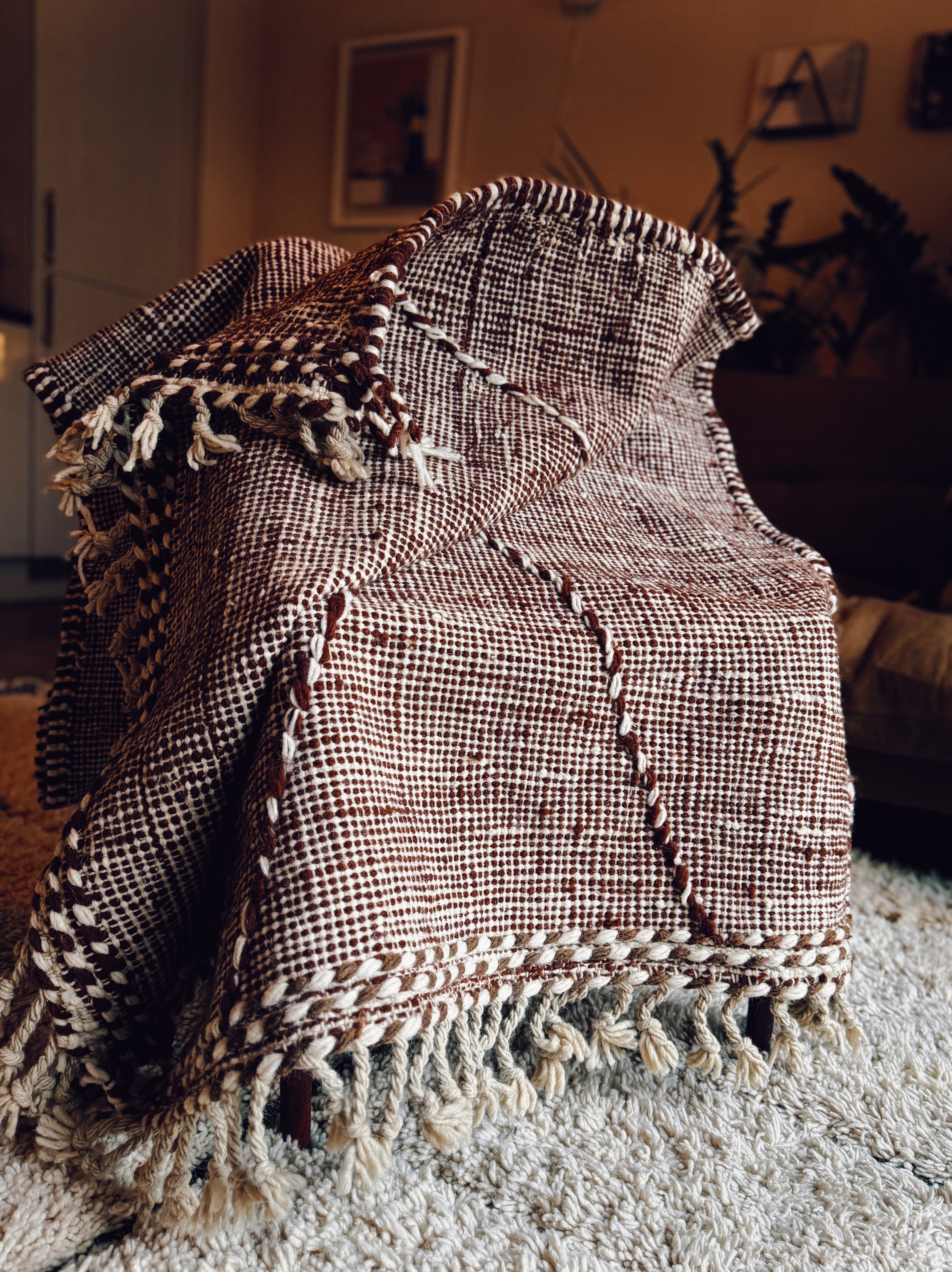 Terracotta Kilim Runner Rug