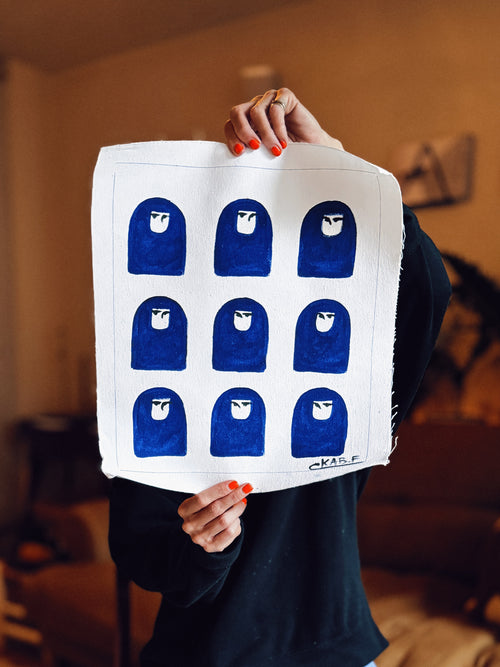 Hand painted Marrakech Studies