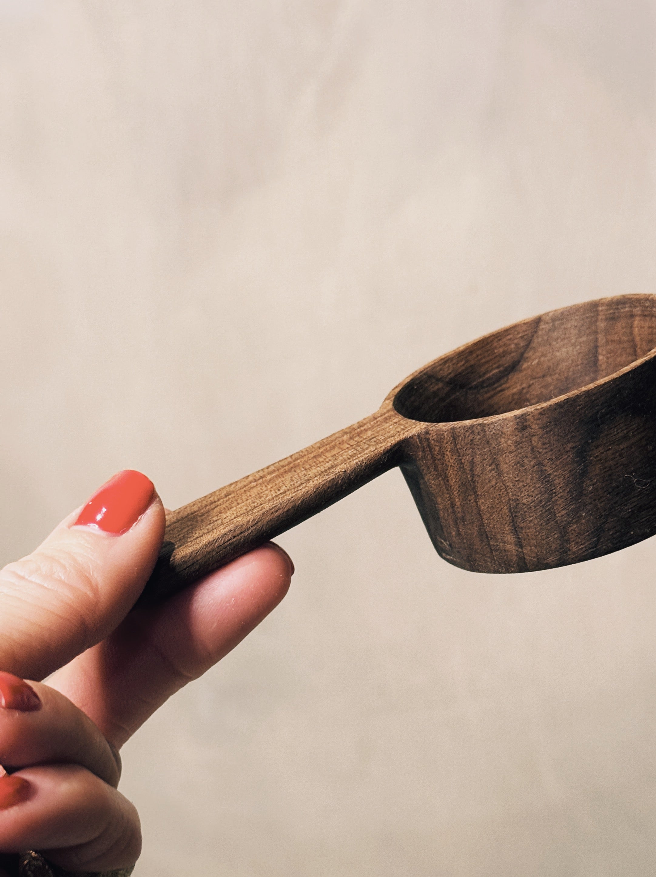 Wooden Coffee Bean Scoop