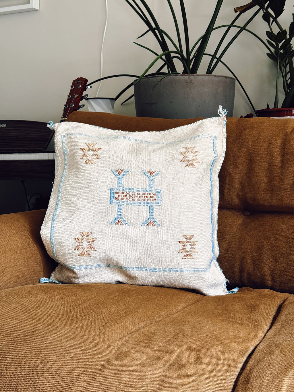 Handmade Cacti Silk Cushion Covers