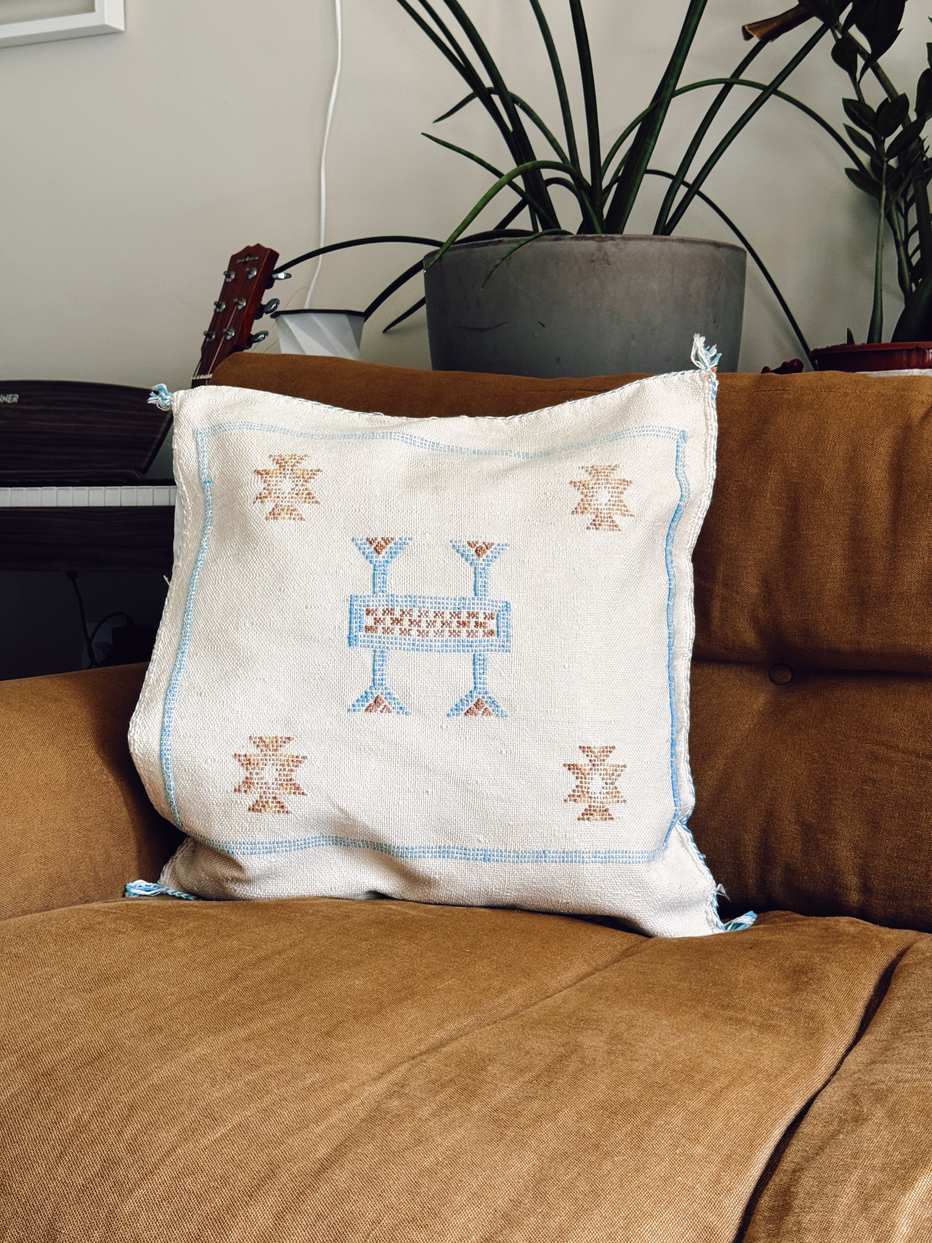 Handmade Cacti Silk Cushion Covers