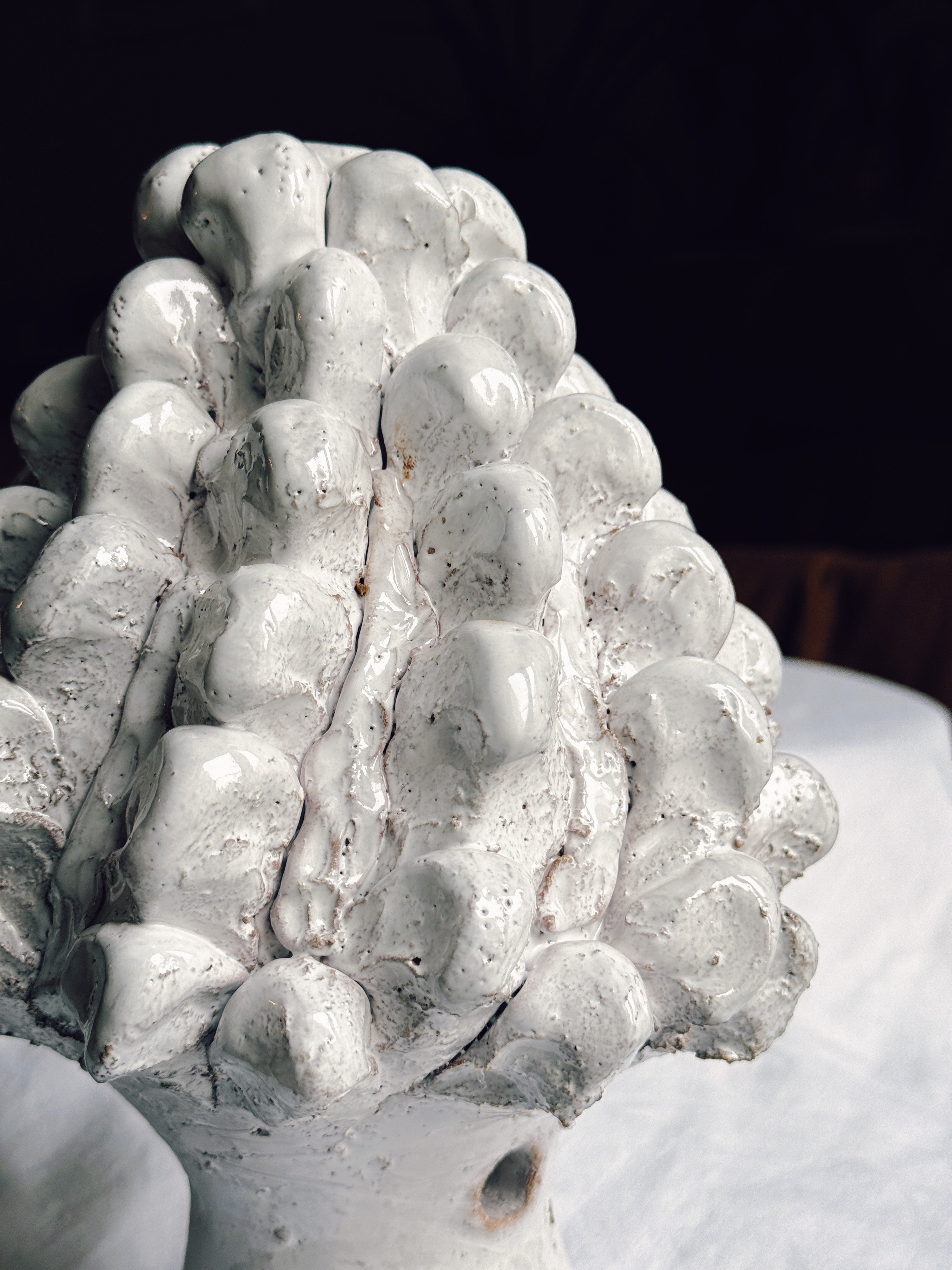 White Tamegroute Sculpture Piece