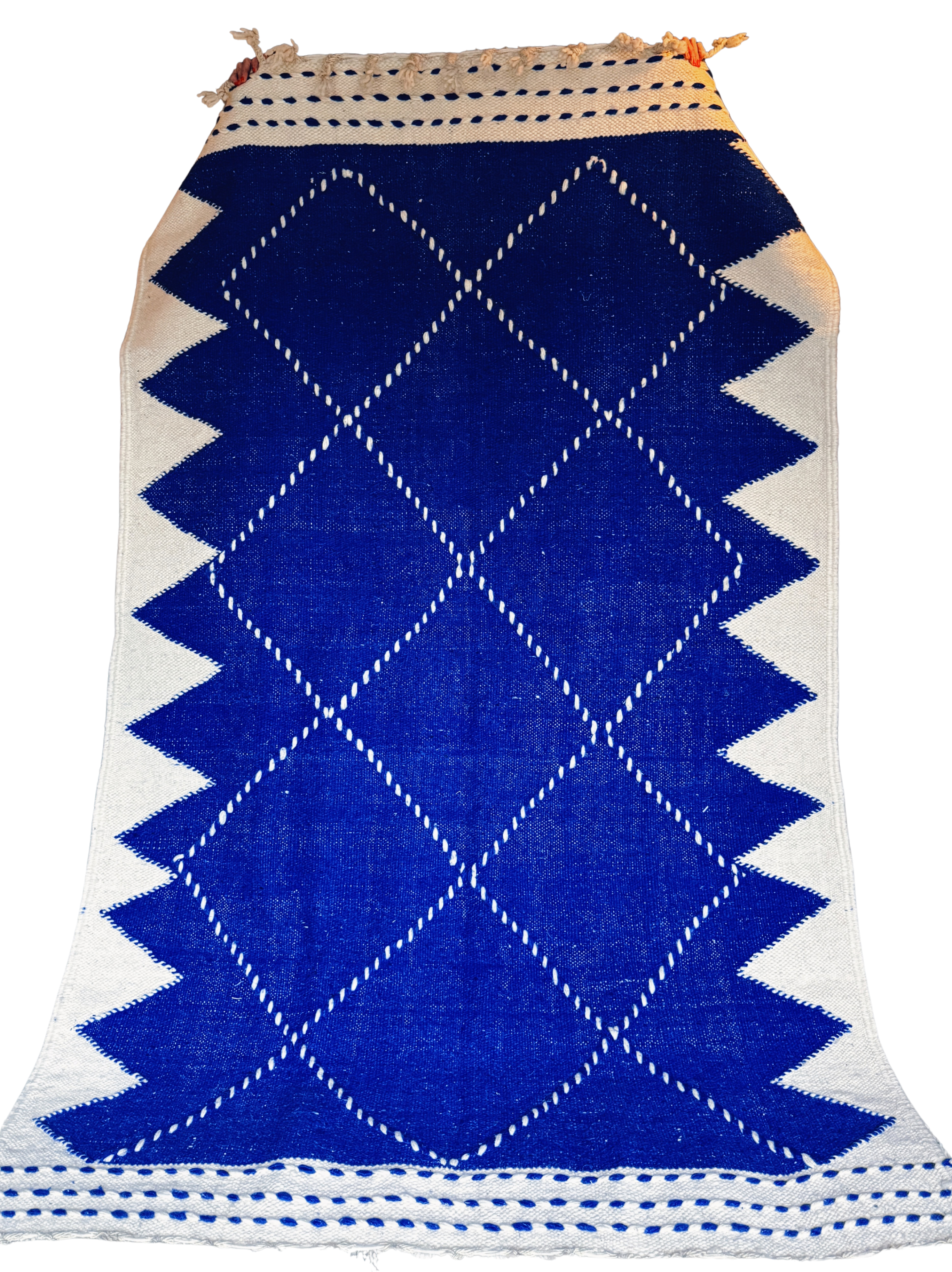 Handwoven Blue Kilim Rug